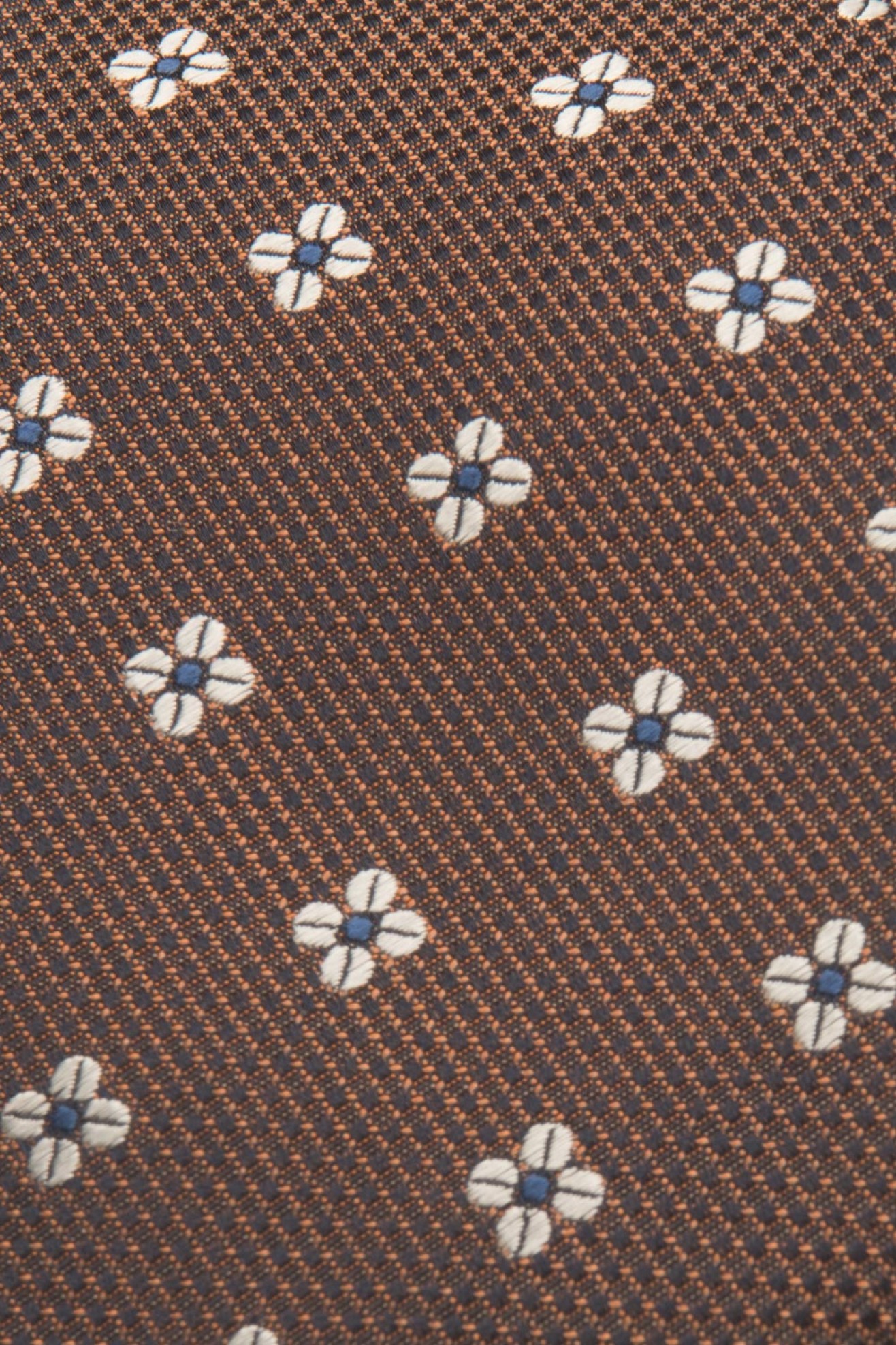 Gravata seda padro flores