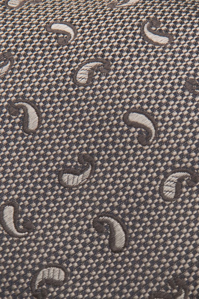 Corbata de seda con motivo Cornucopia 