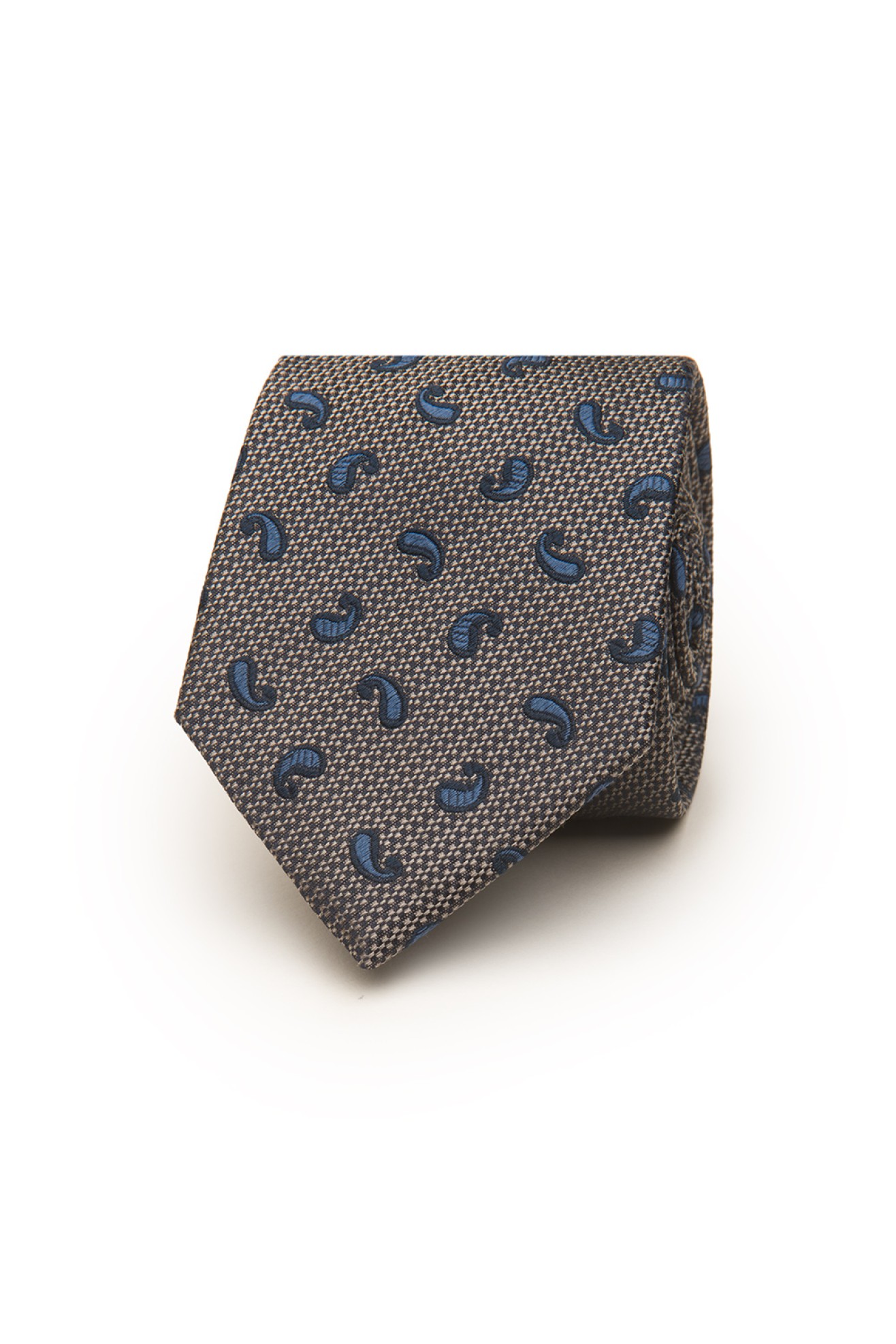Corbata de seda con motivo Cornucopia 