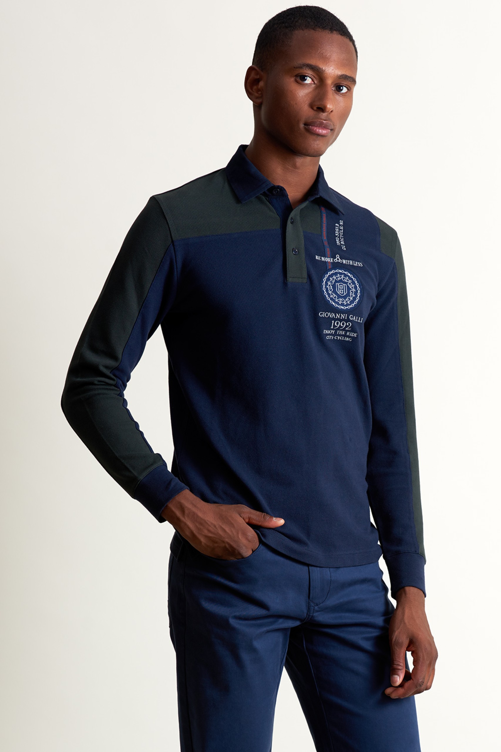 Polo Piqué Manga Larga