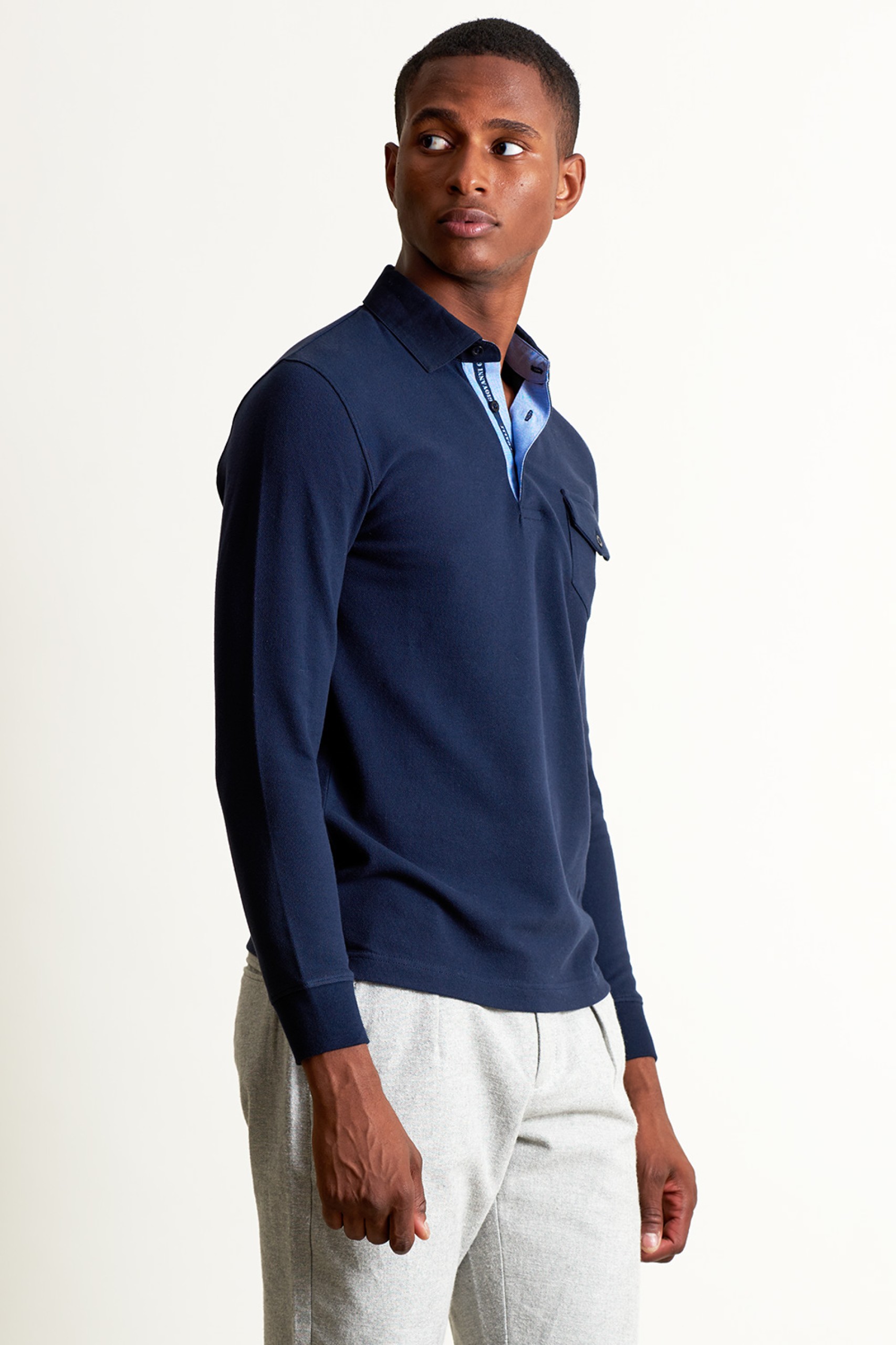 POLO PIQUET MANGA COMPRIDA