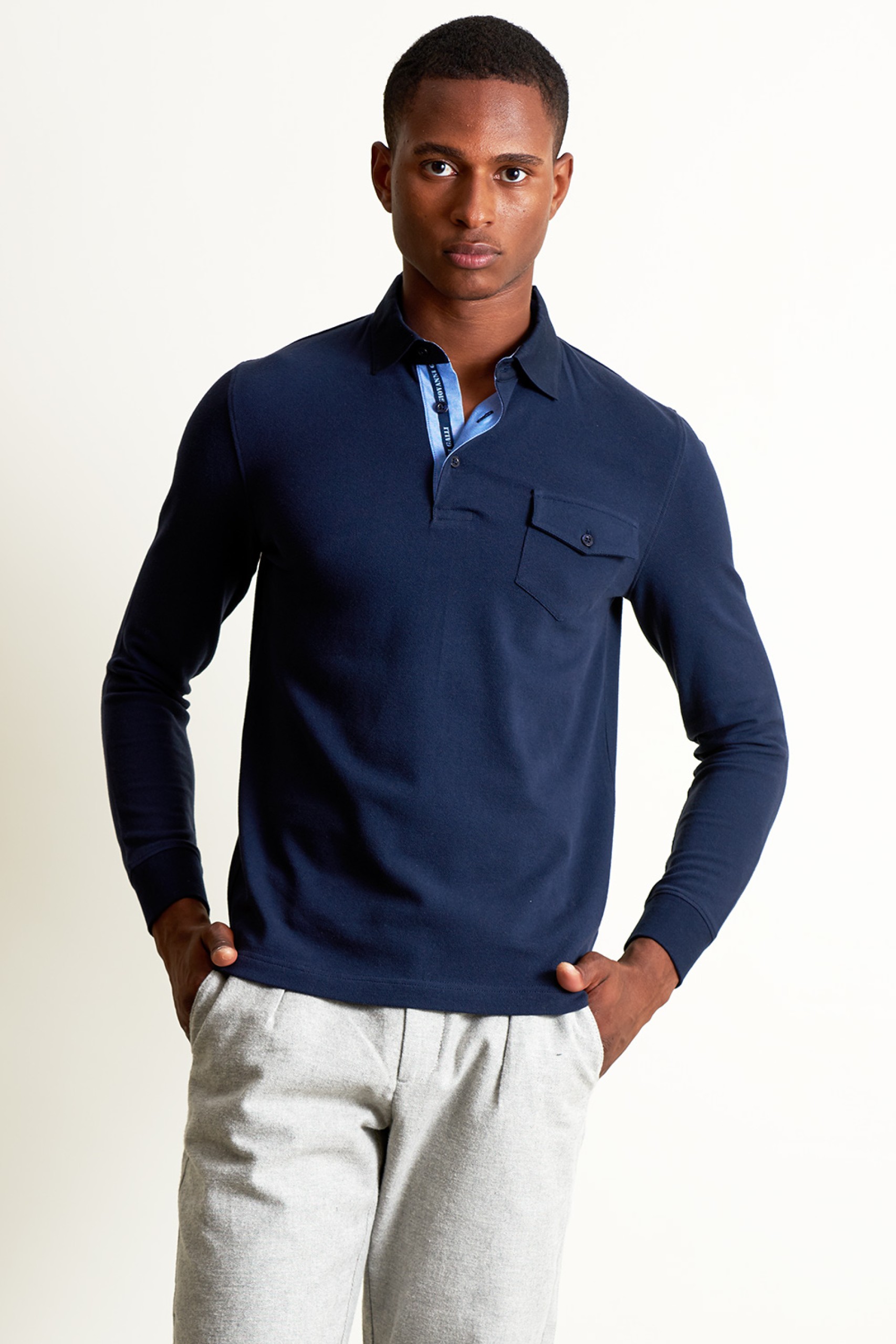 POLO PIQUET MANGA COMPRIDA