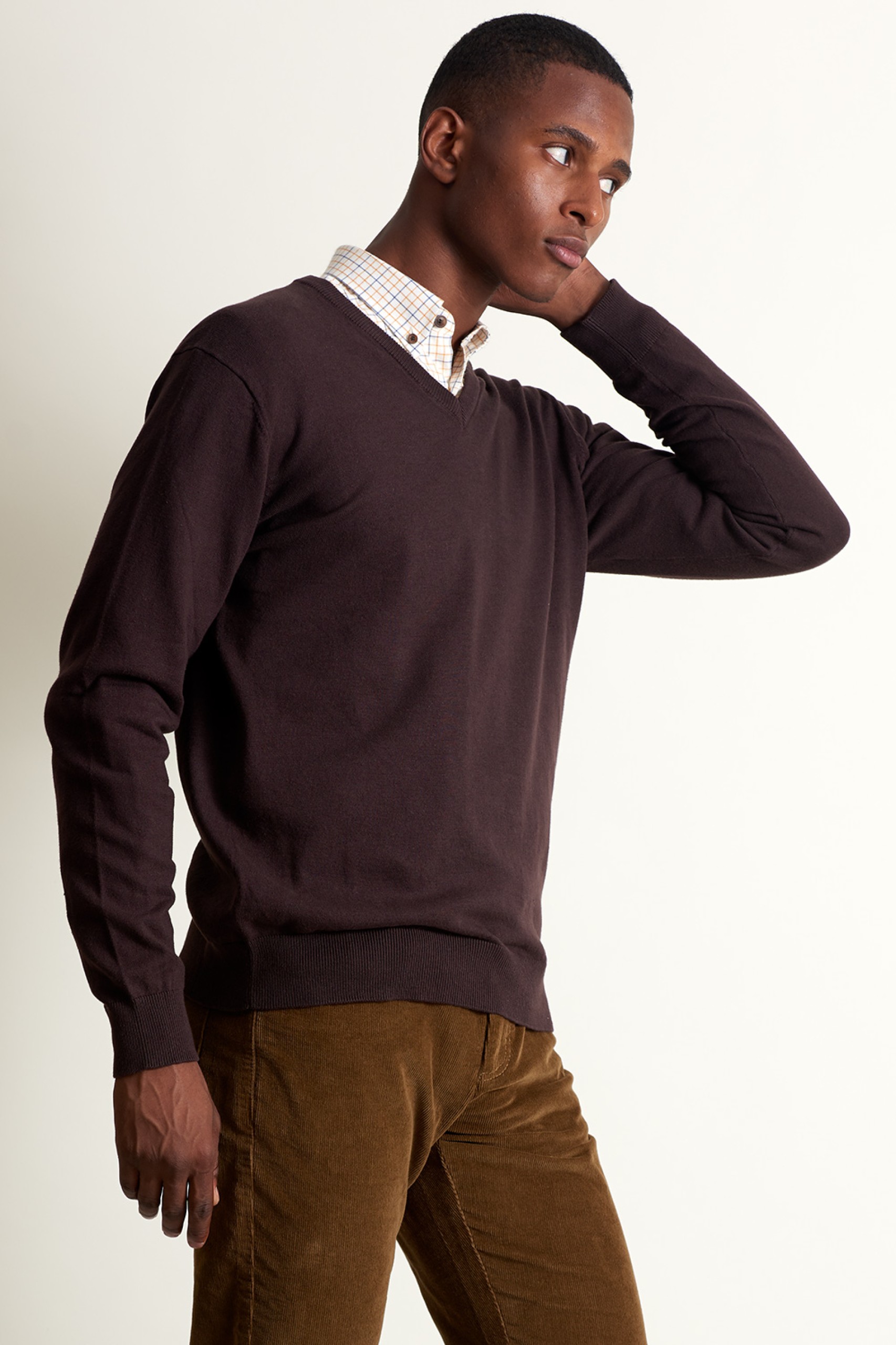 Jersey con cuello en V