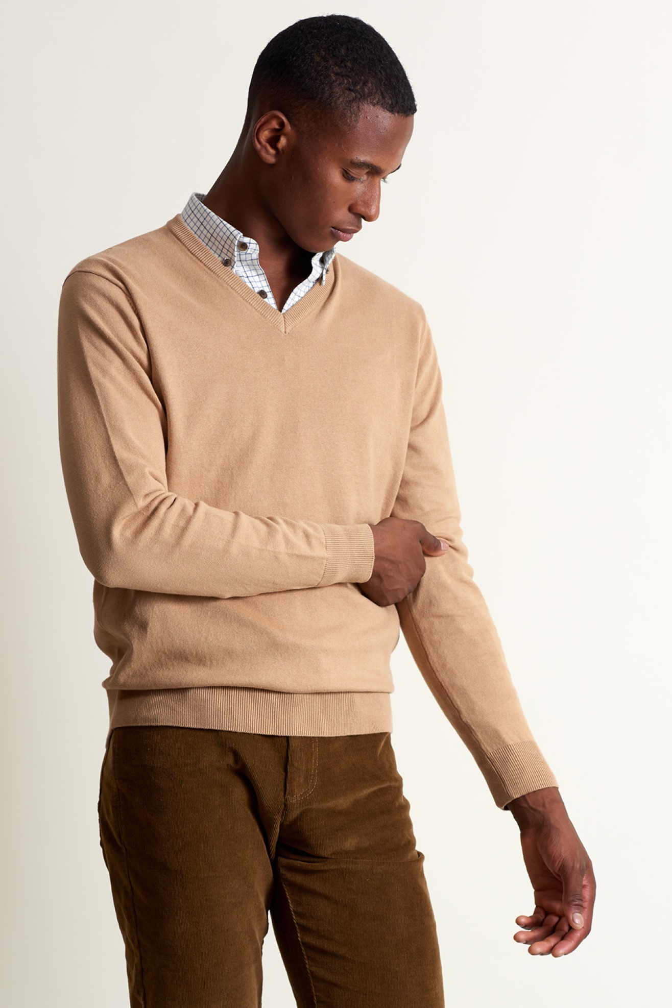 Jersey con cuello en V