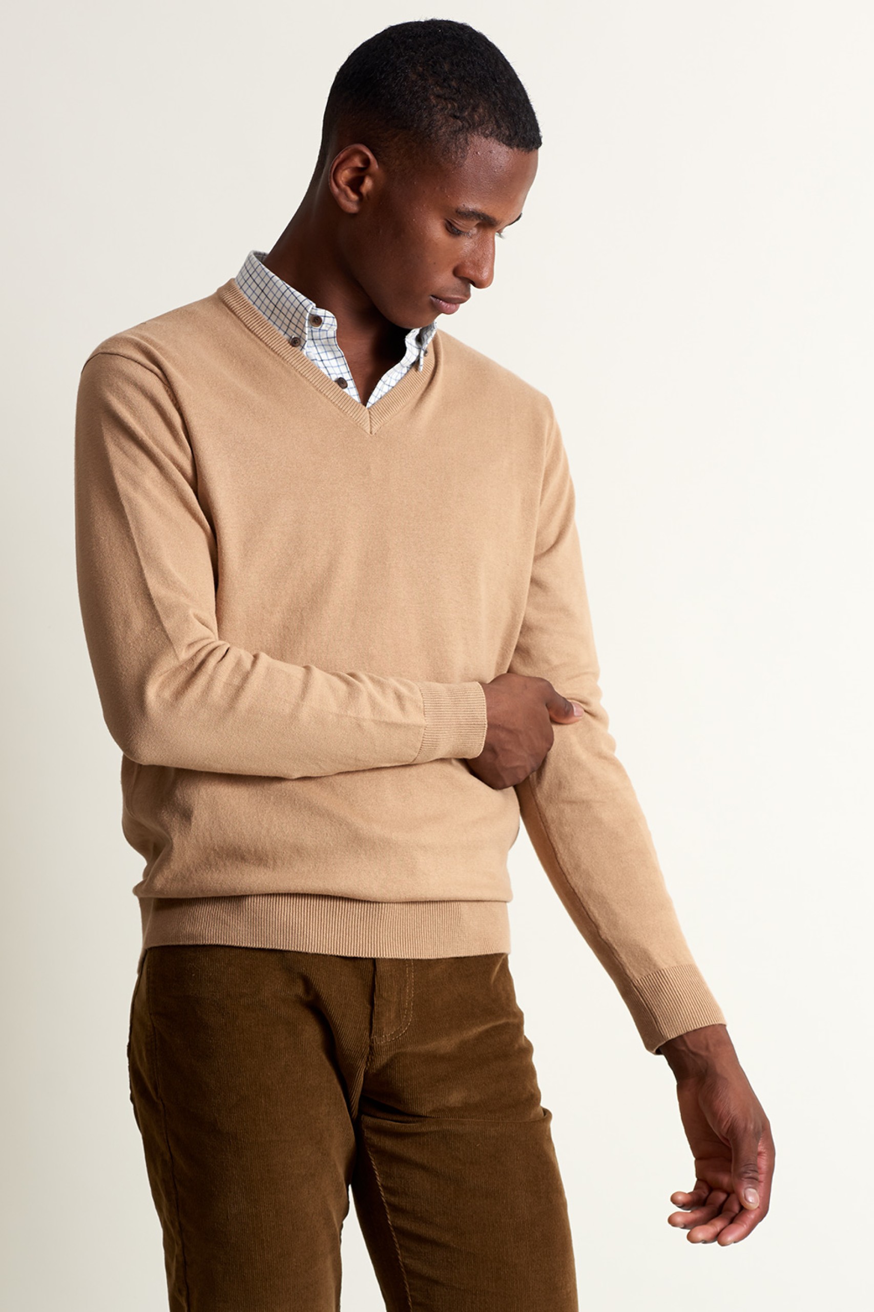 Jersey con cuello en V