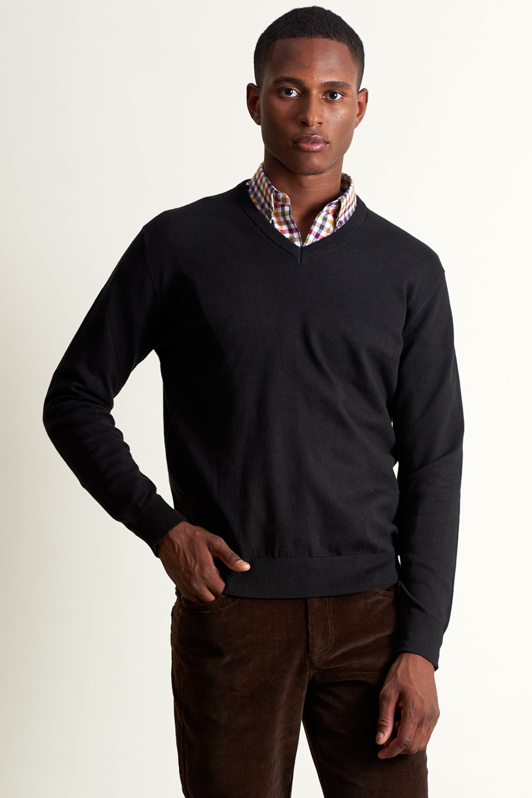 Jersey con cuello en V