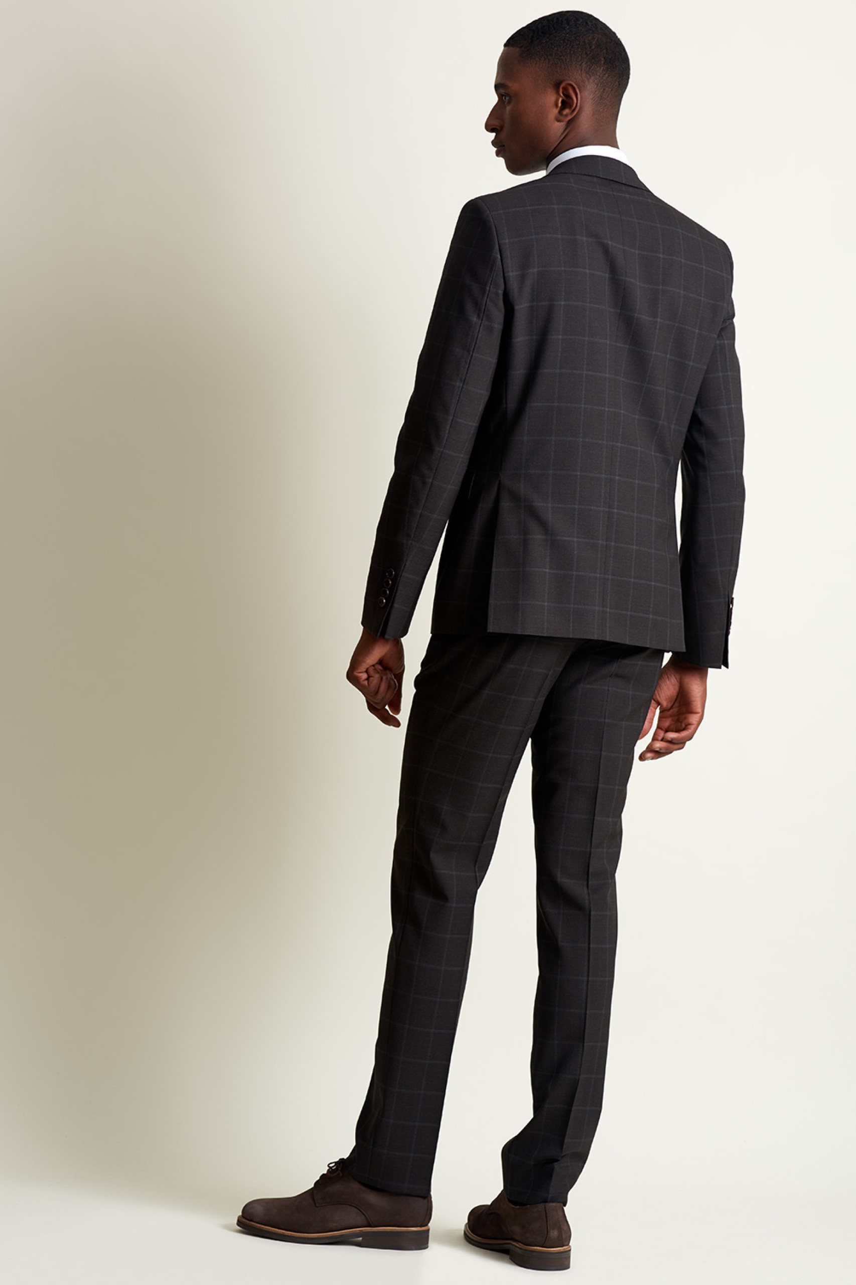 Traje slim fit a cuadros