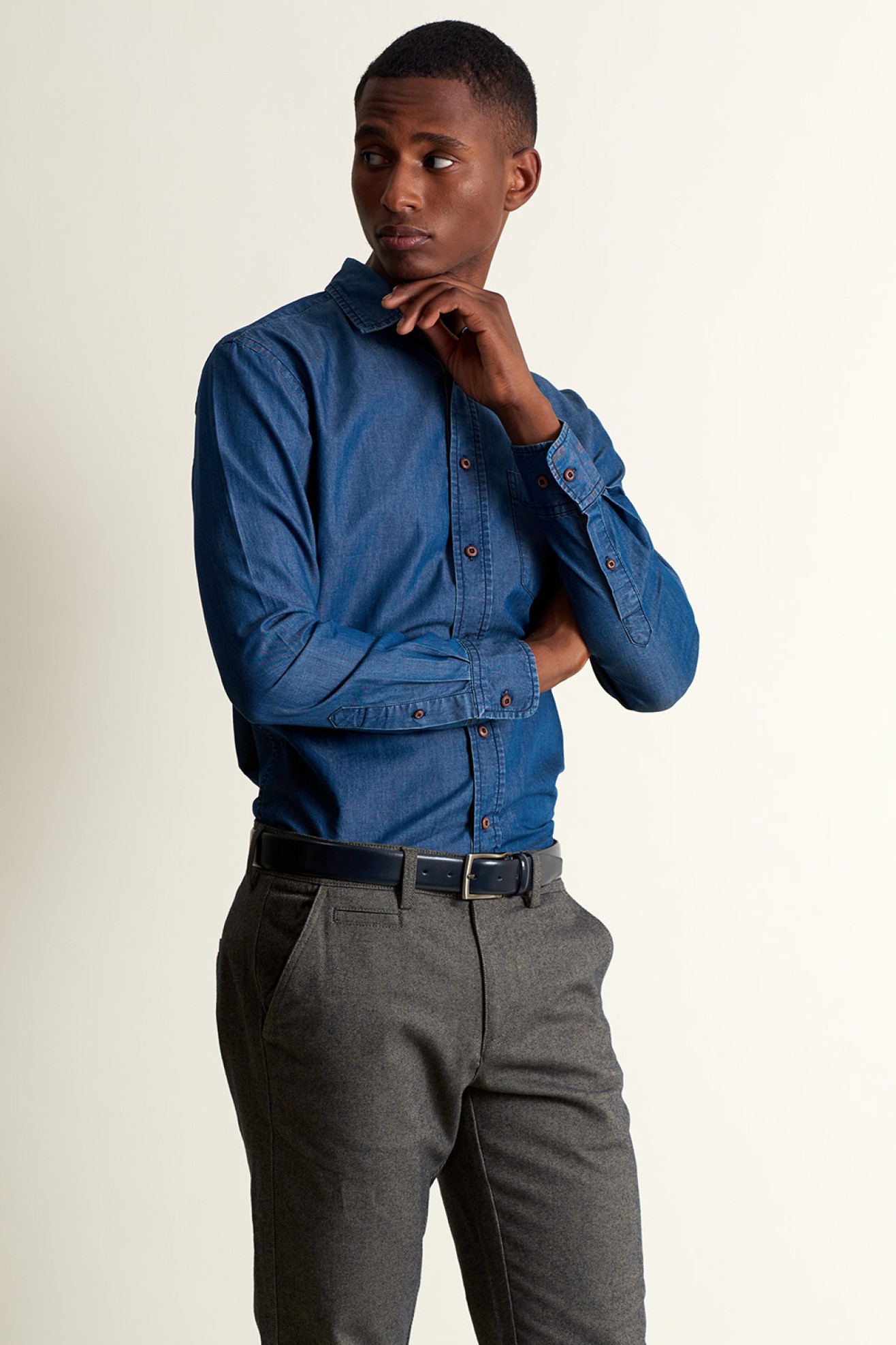 Camisa ganga slim fit