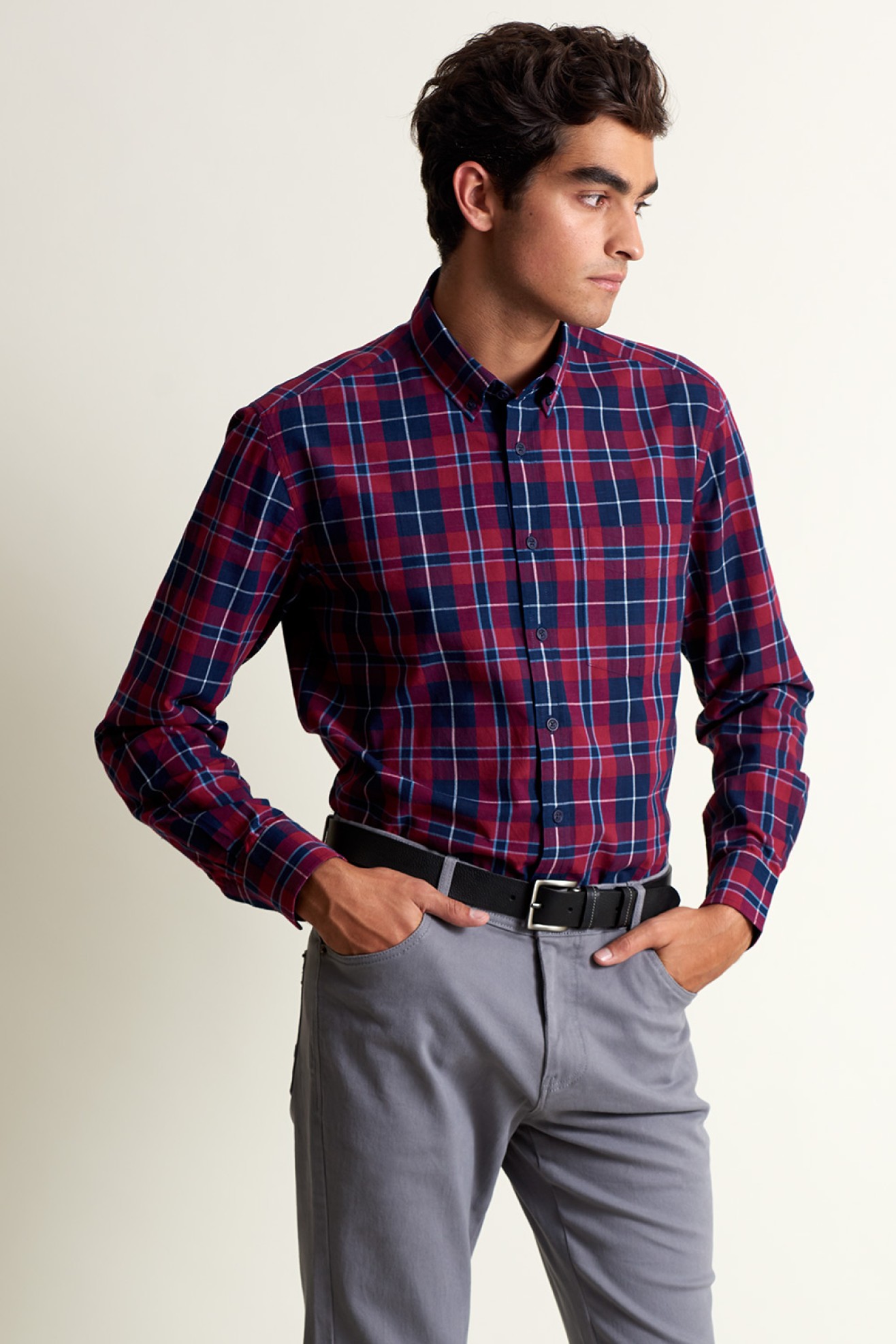 Camisa desportiva cintada