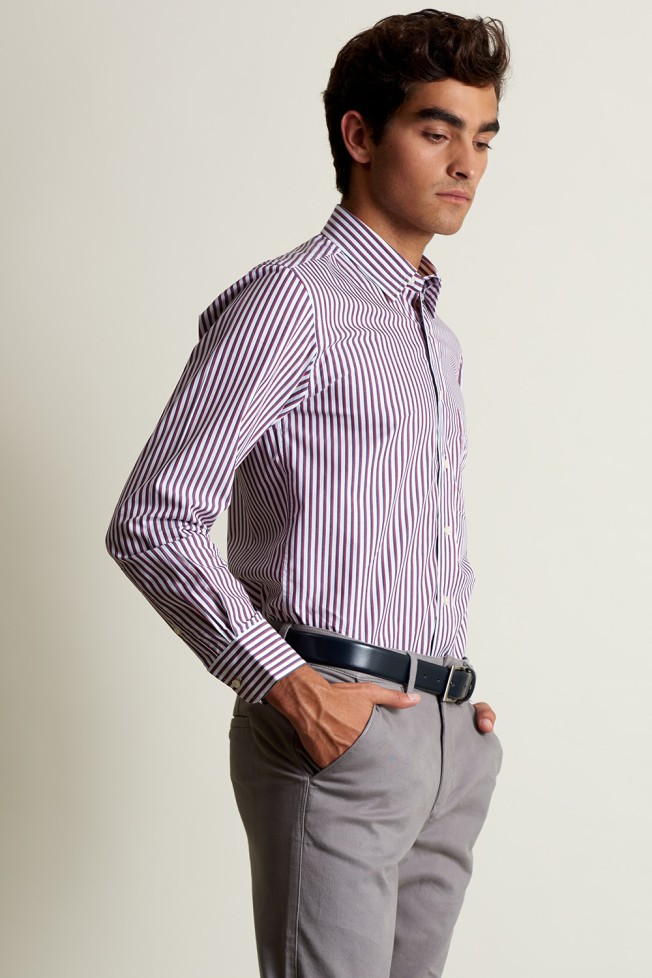 Camisa de riscas Camisa de riscas