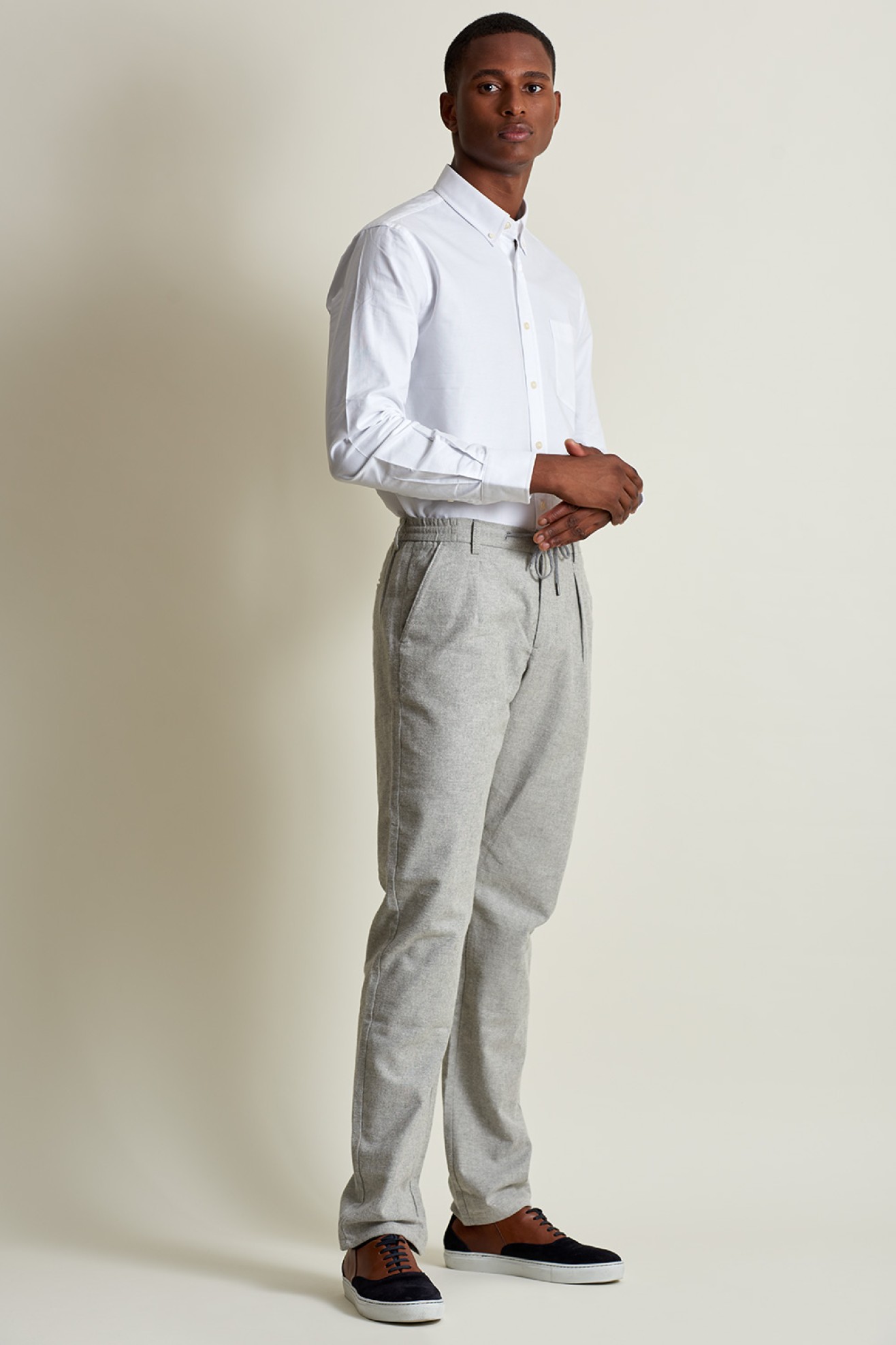 CALÇA CASUAL SLIM FIT