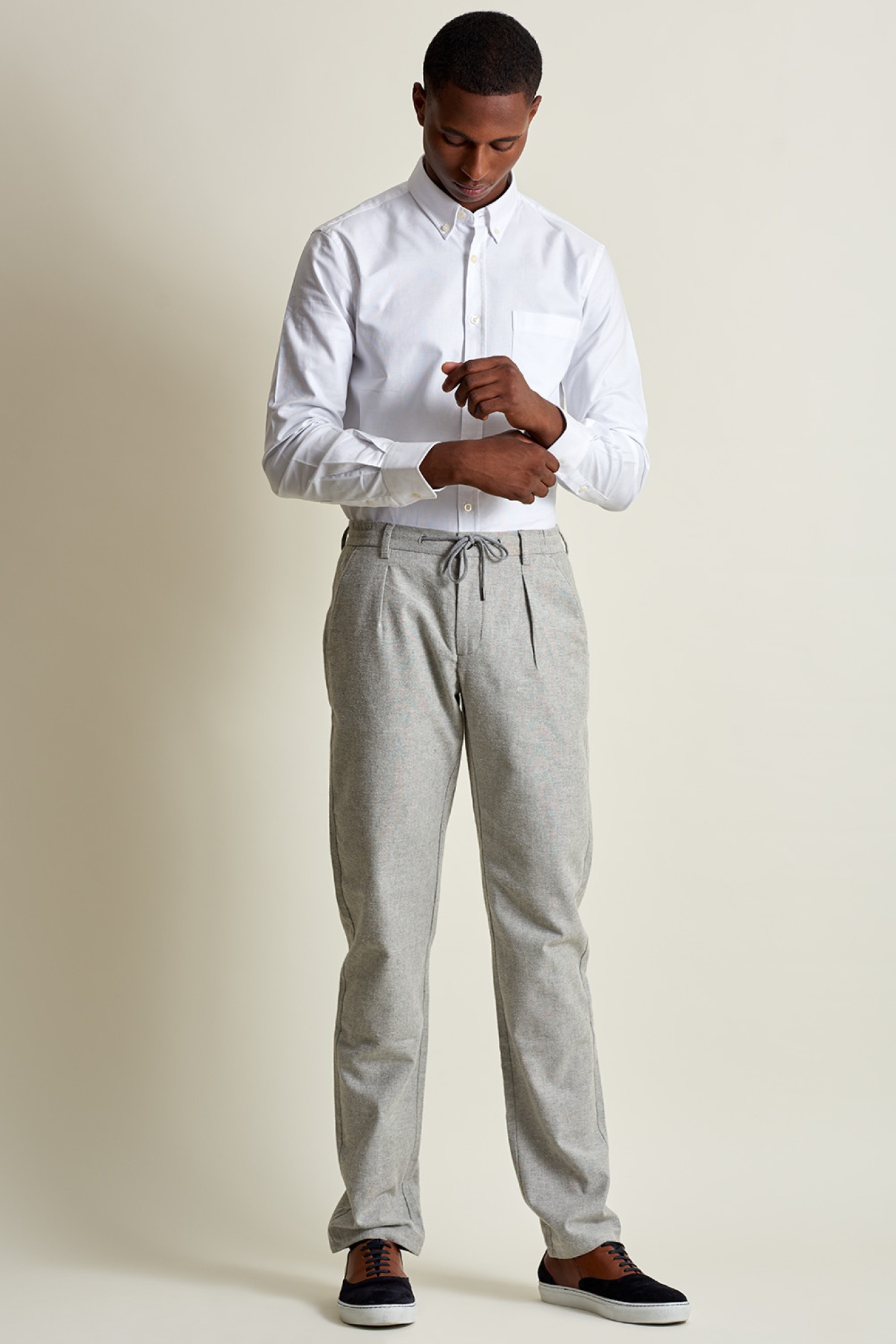 CALÇA CASUAL SLIM FIT