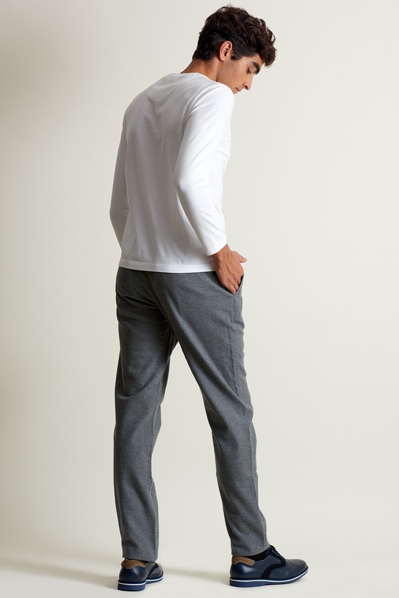 Calças slim fit