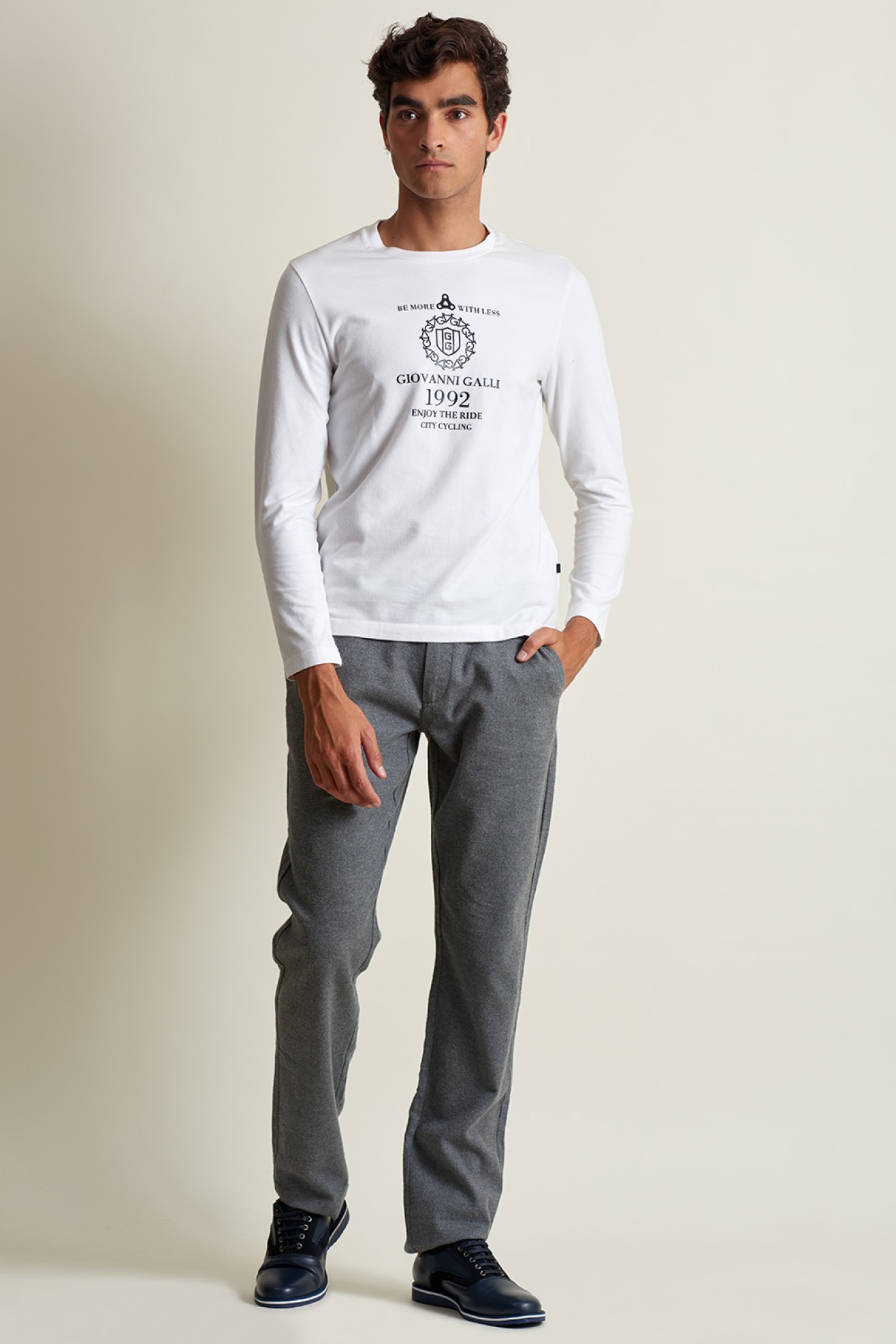 Calças slim fit