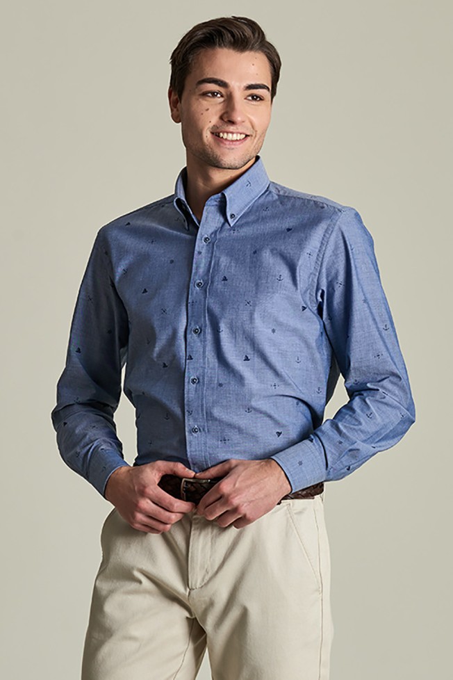 Camisa deportiva slim fit 