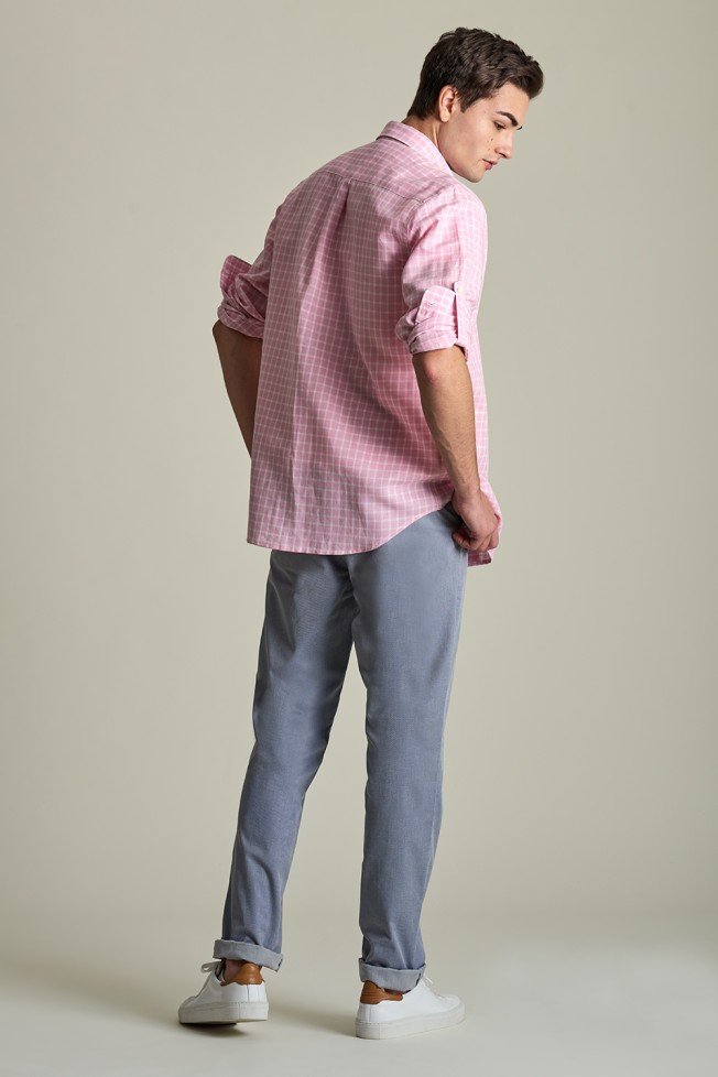 Camisa linho regular fit