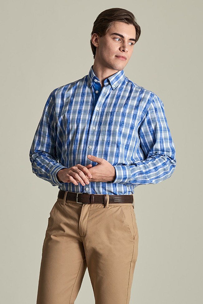 Camisa xadrez regular fit Camisa xadrez regular fit