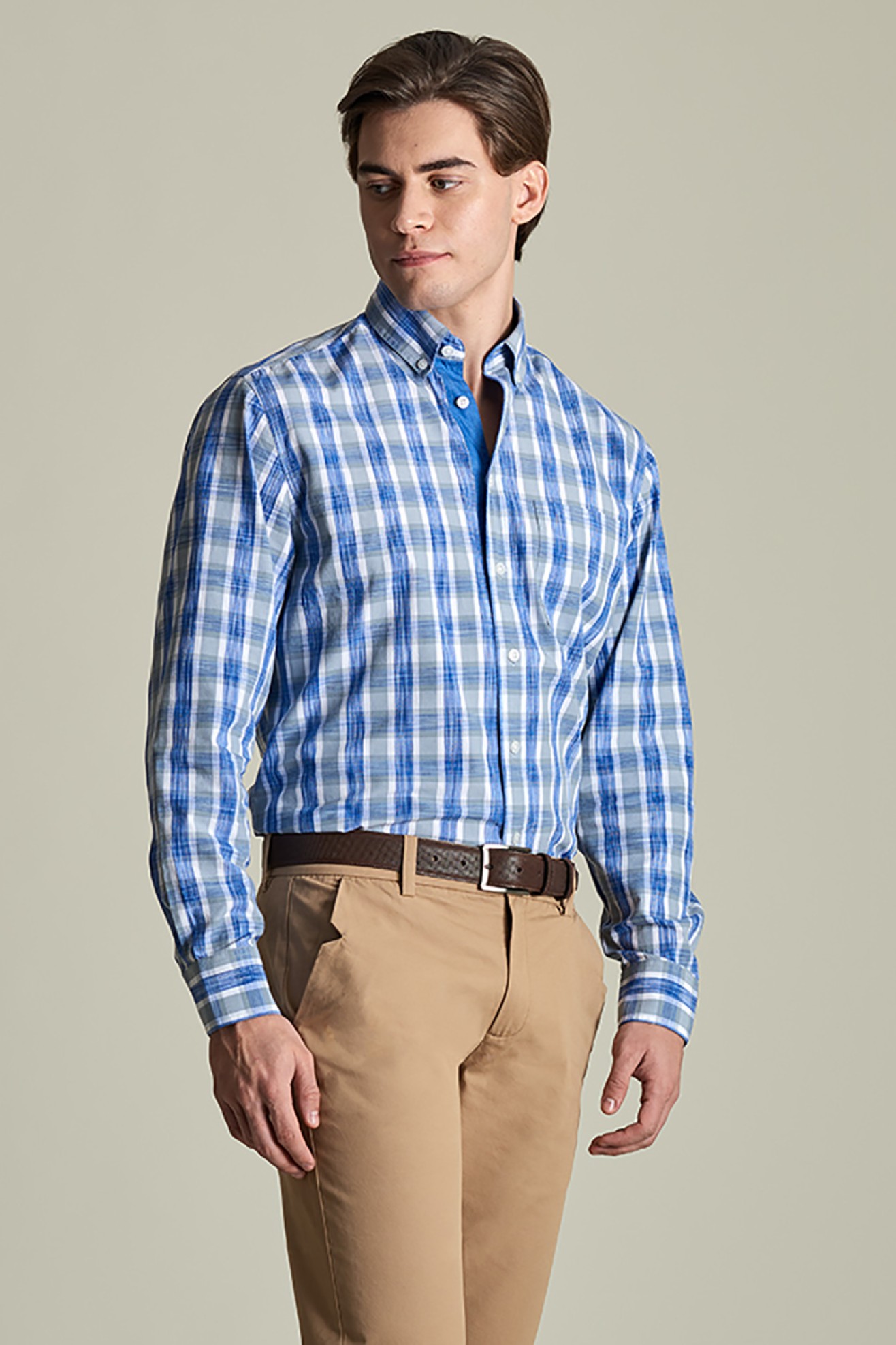 Camisa de cuadros regular fit