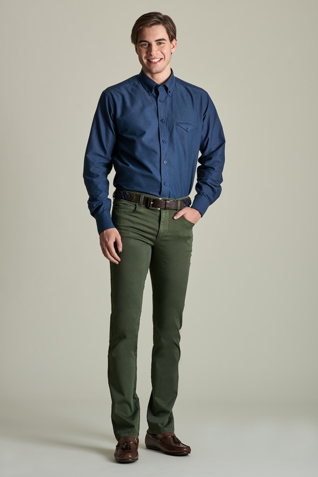 Pantalones de sarga Pantalones de sarga