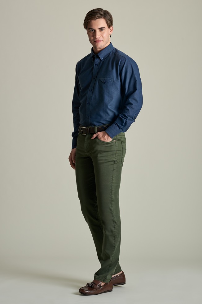 Pantalones de sarga Pantalones de sarga
