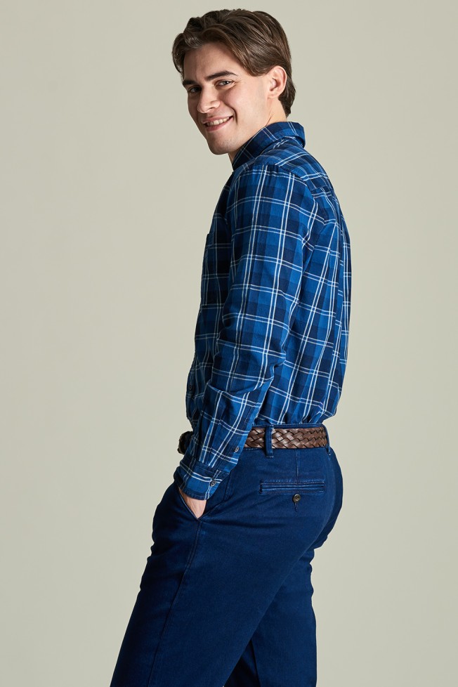 Camisa xadrez regular fit Camisa xadrez regular fit