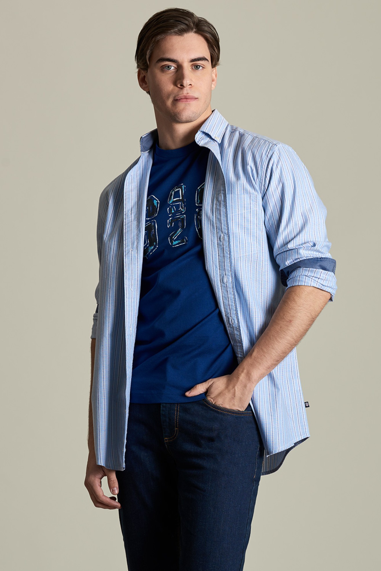 Camisa Oxford