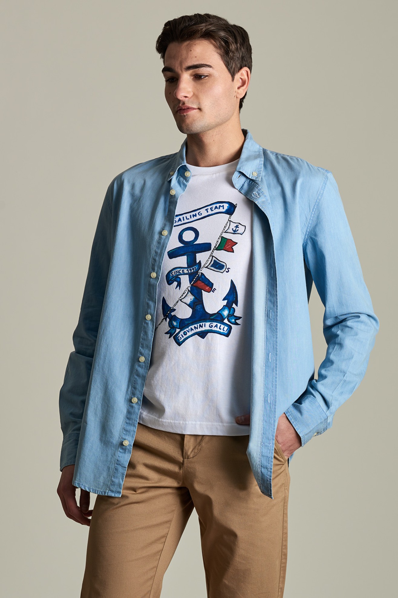 Camisa vaquera slim fit