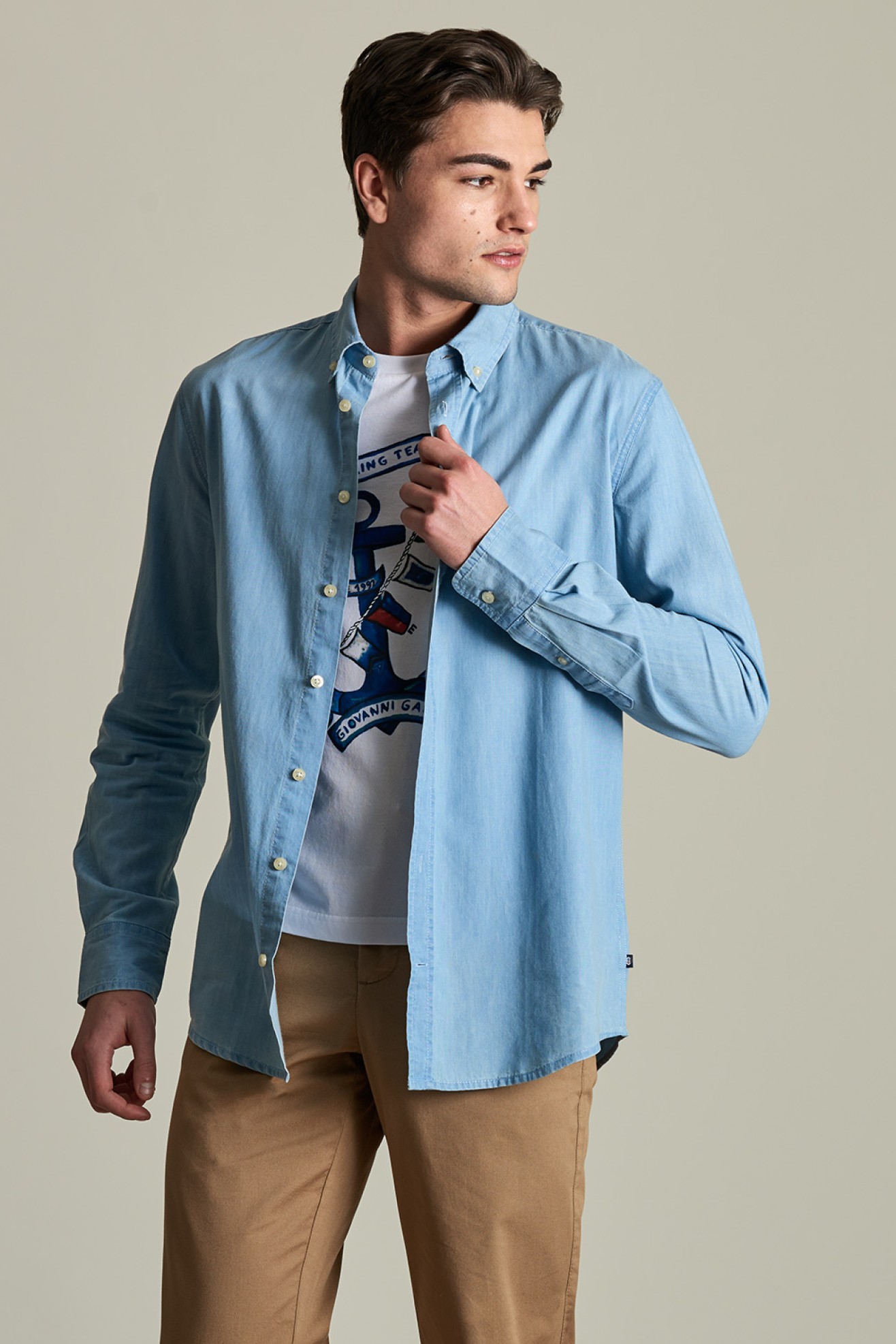 Camisa vaquera slim fit