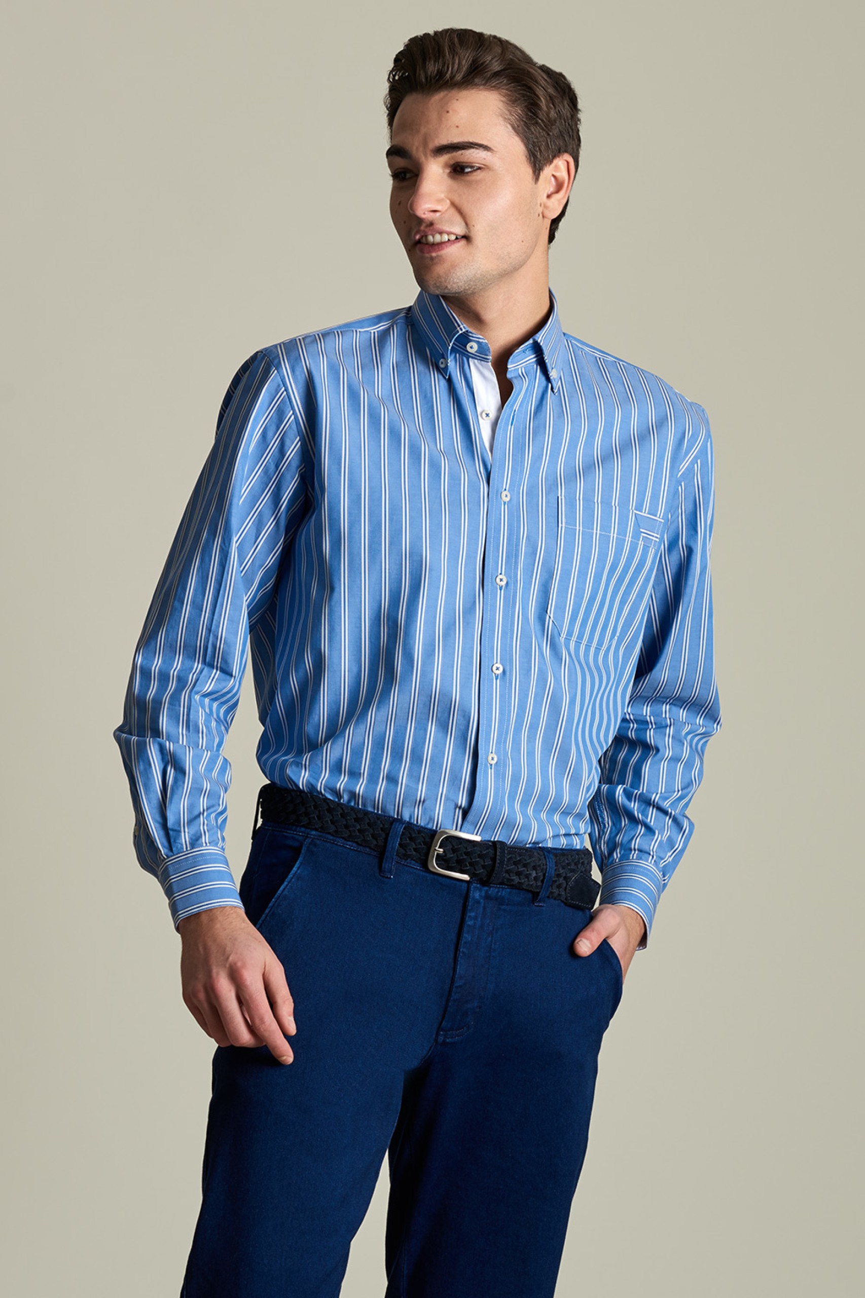 Camisa de rayas regular fit