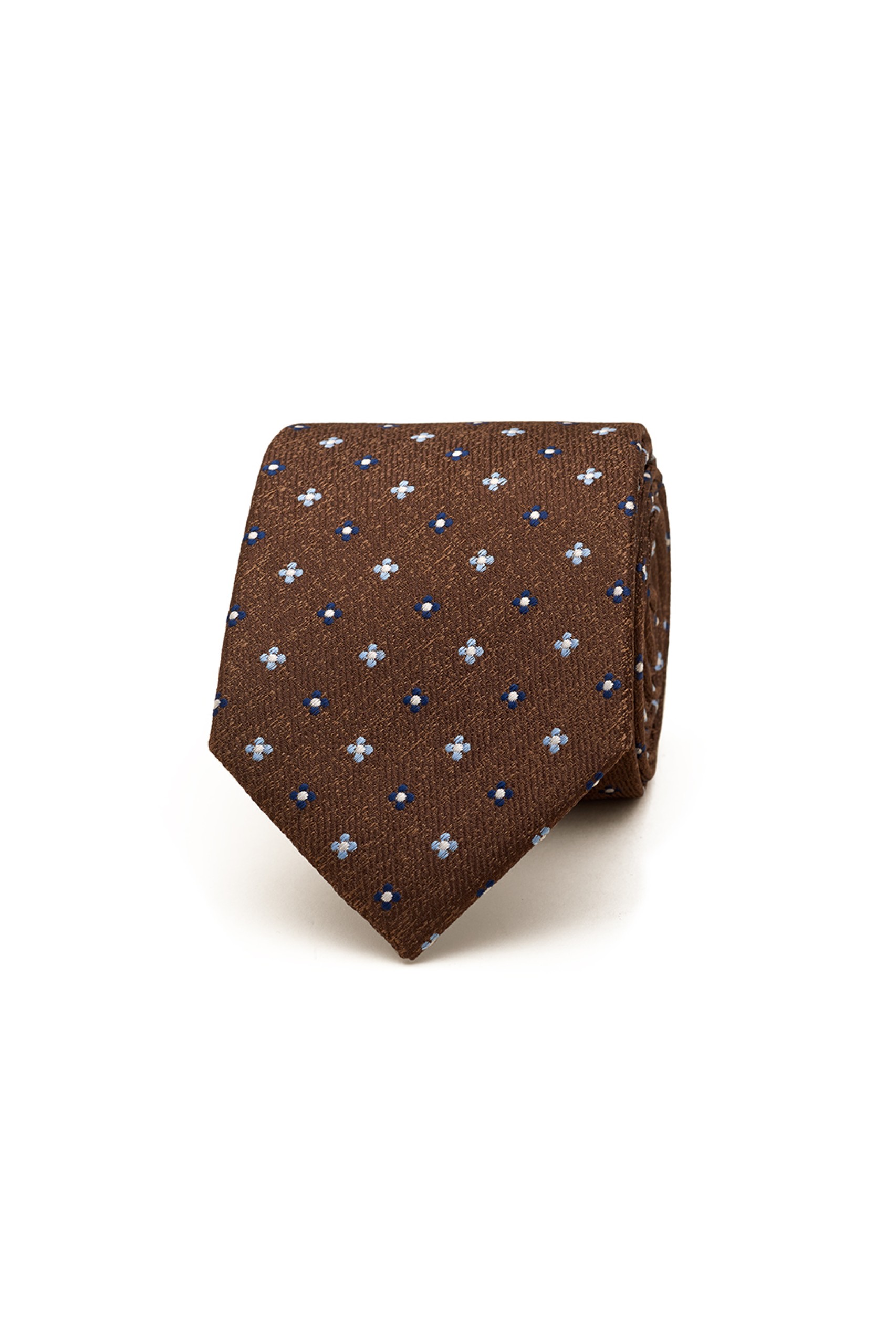 Corbata con estampado de flores