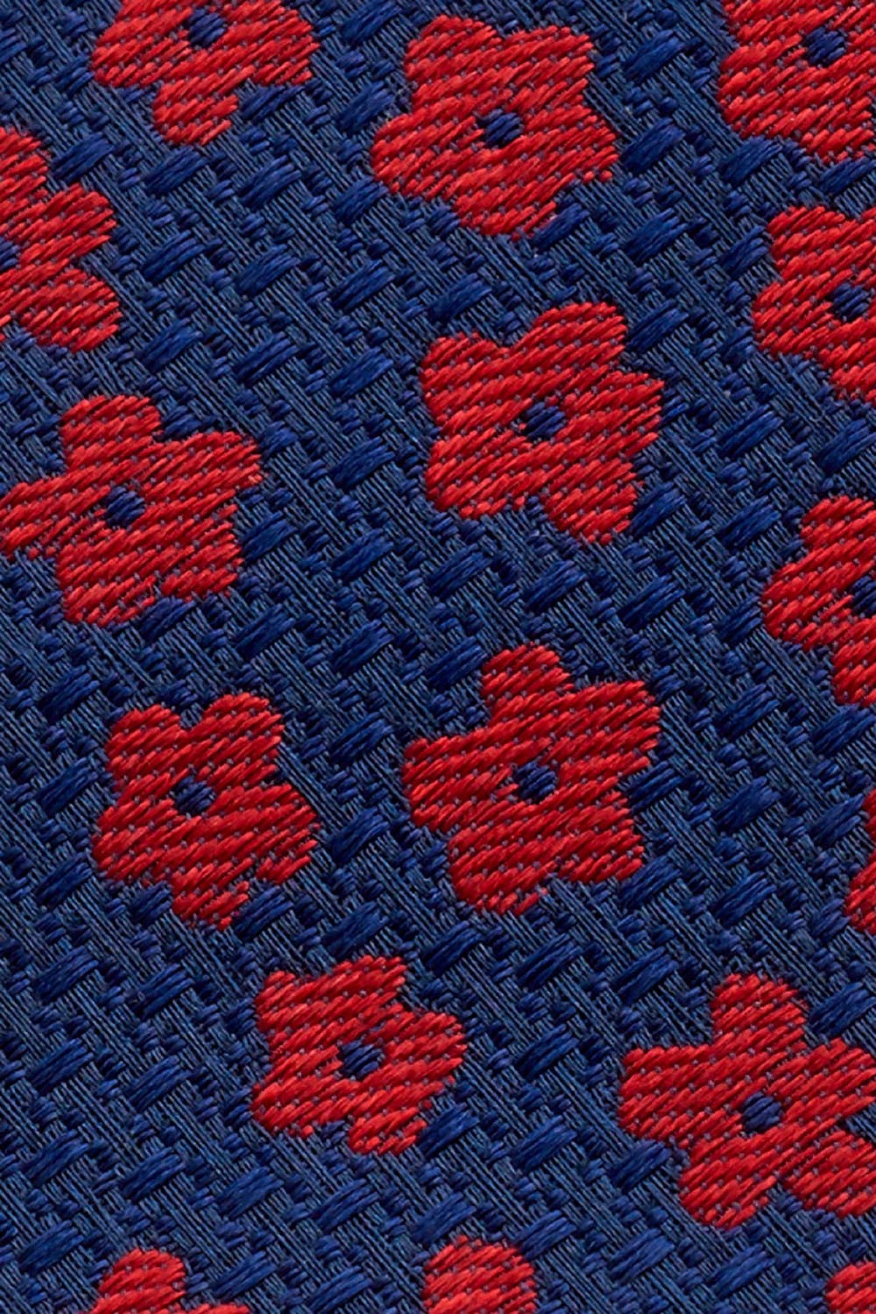 Corbata de seda estampada