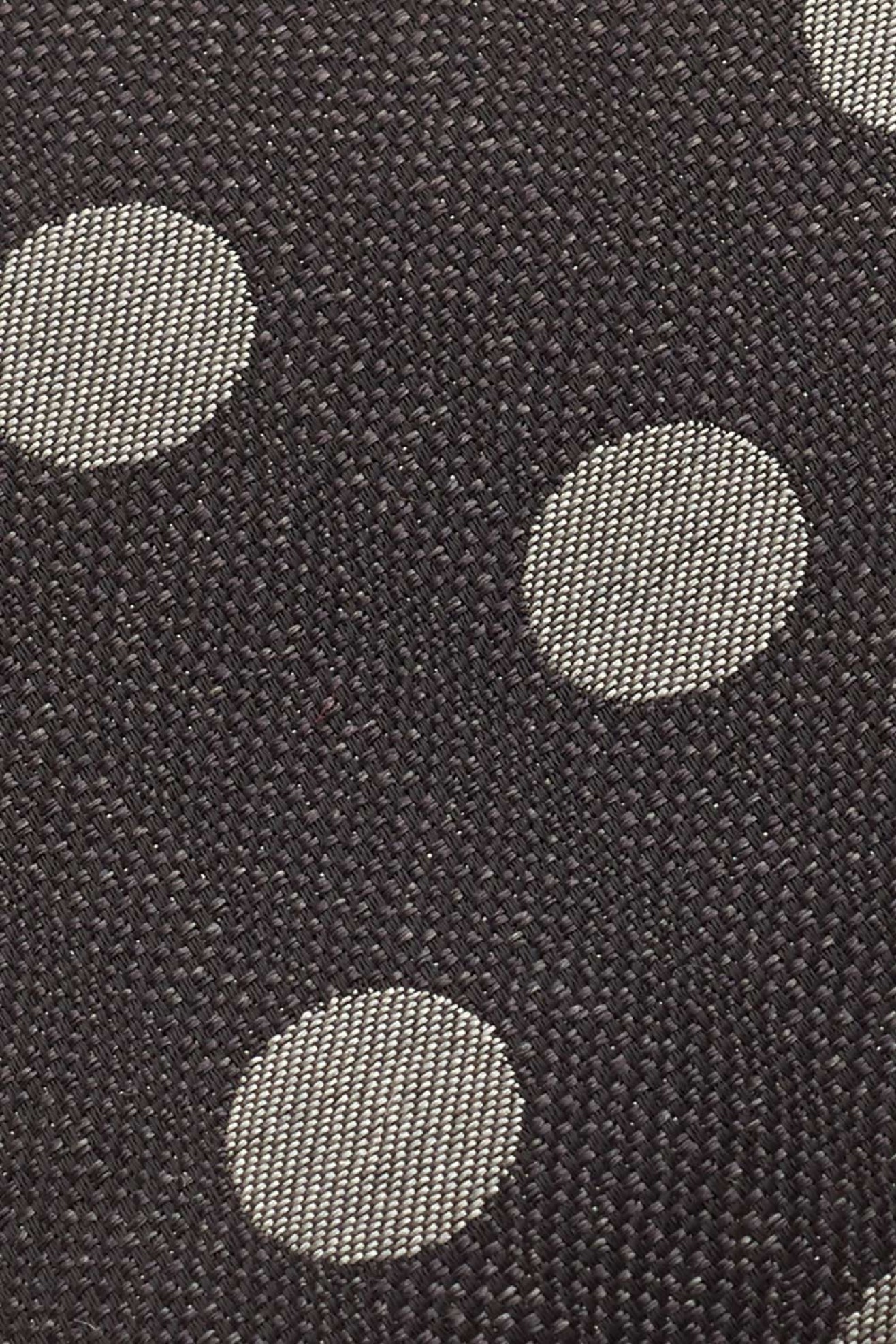 Corbata de seda con lunares 