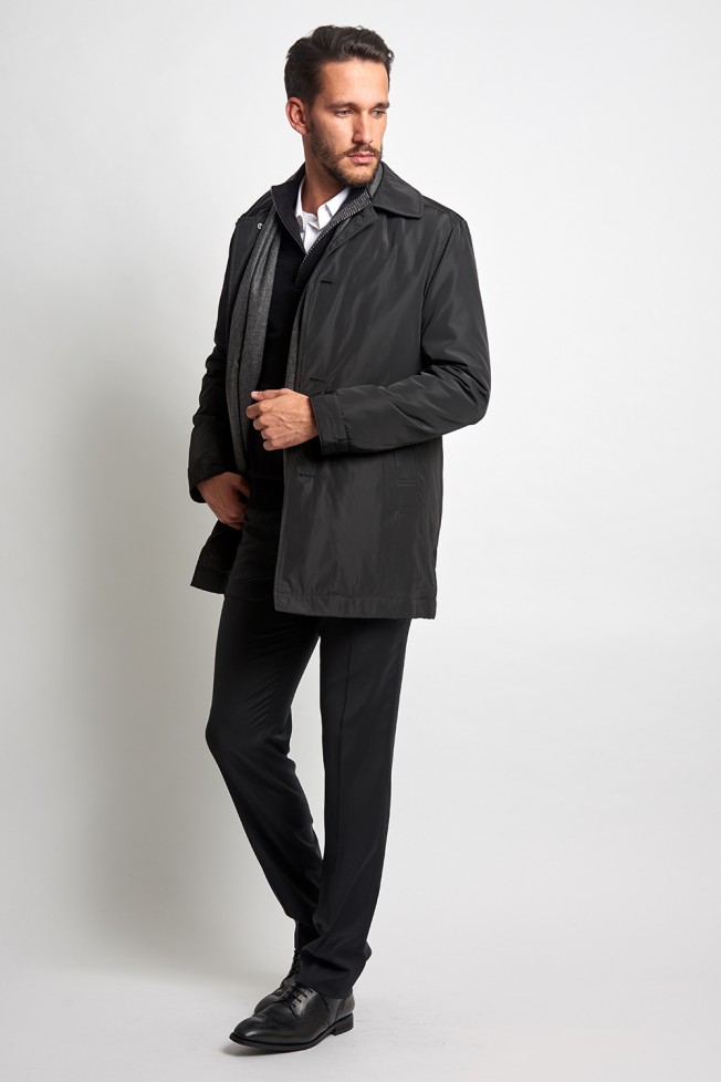 Parka com gola