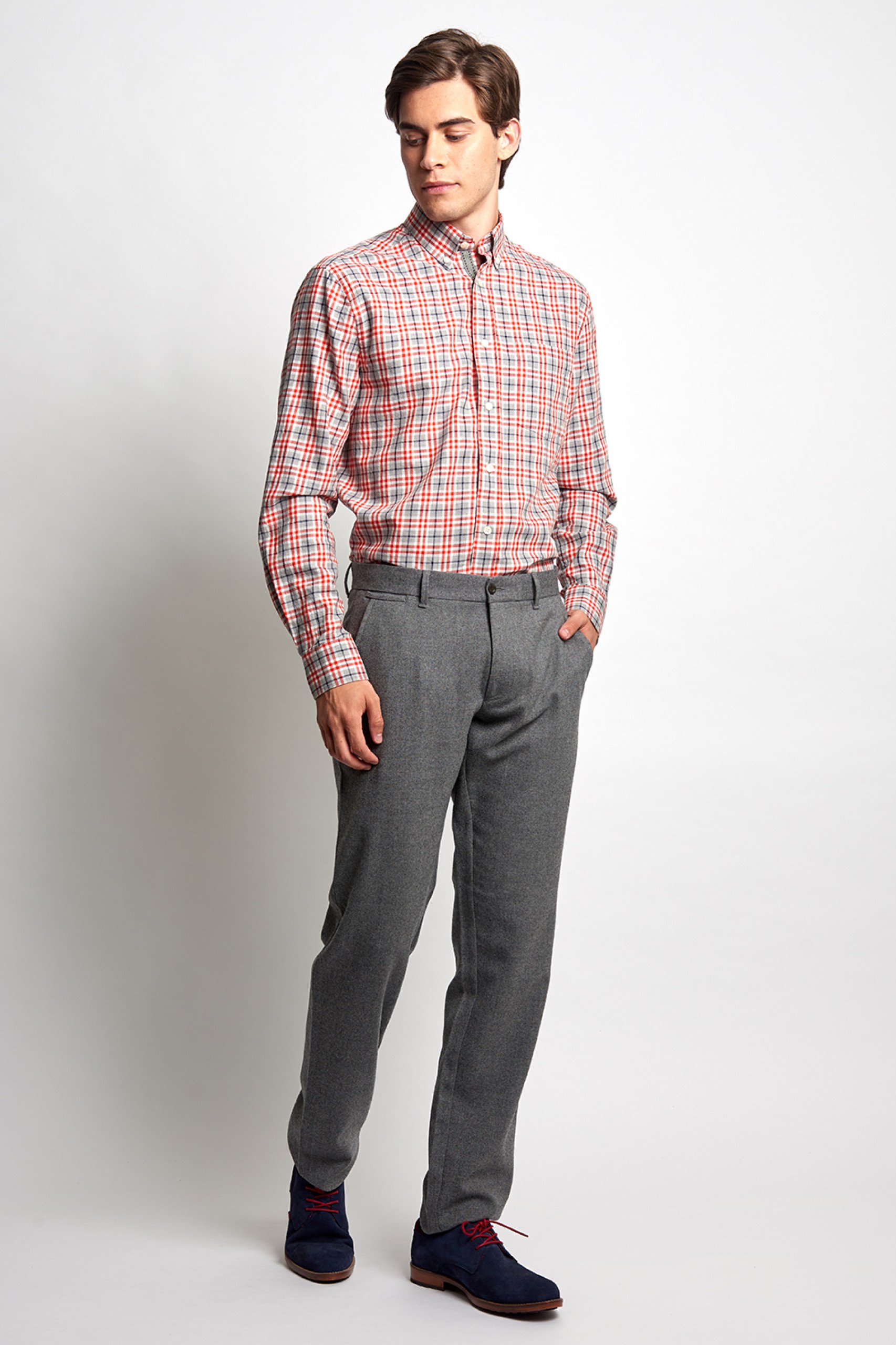 CALÇA CASUAL SLIM FIT