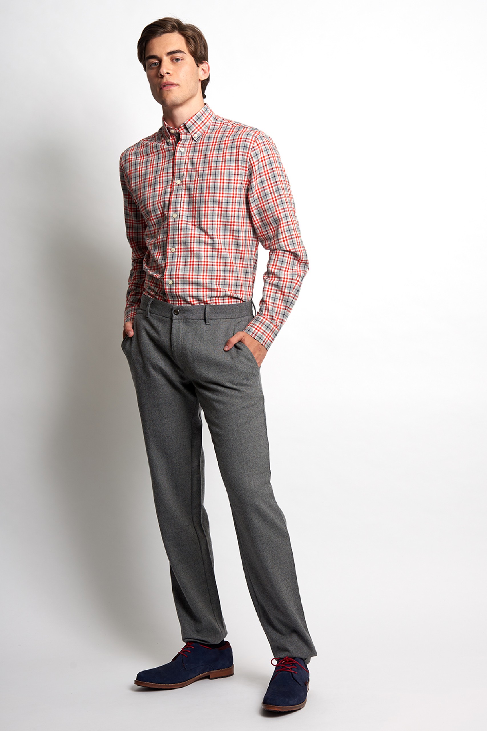 CALÇA CASUAL SLIM FIT