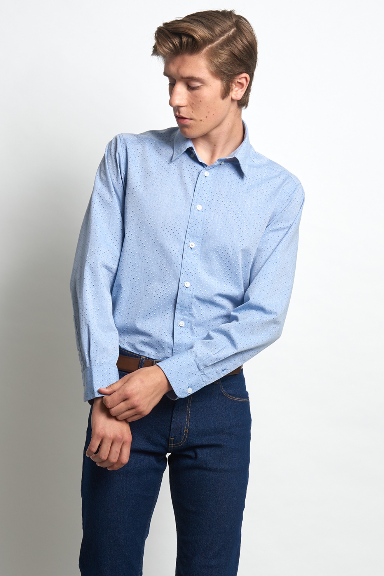 CAMISA CASUAL CINTADA