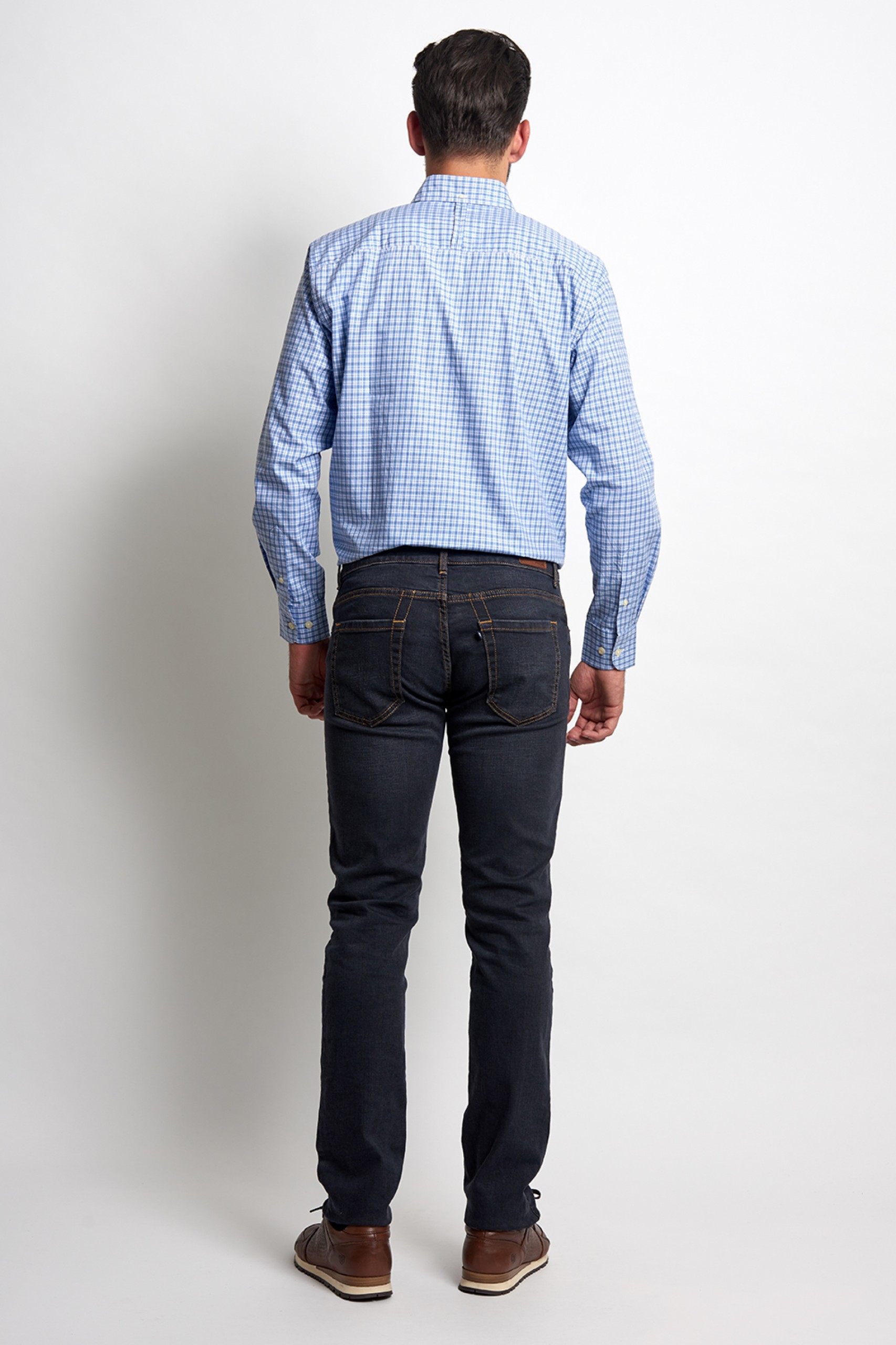 Camisa regular fit a cuadros