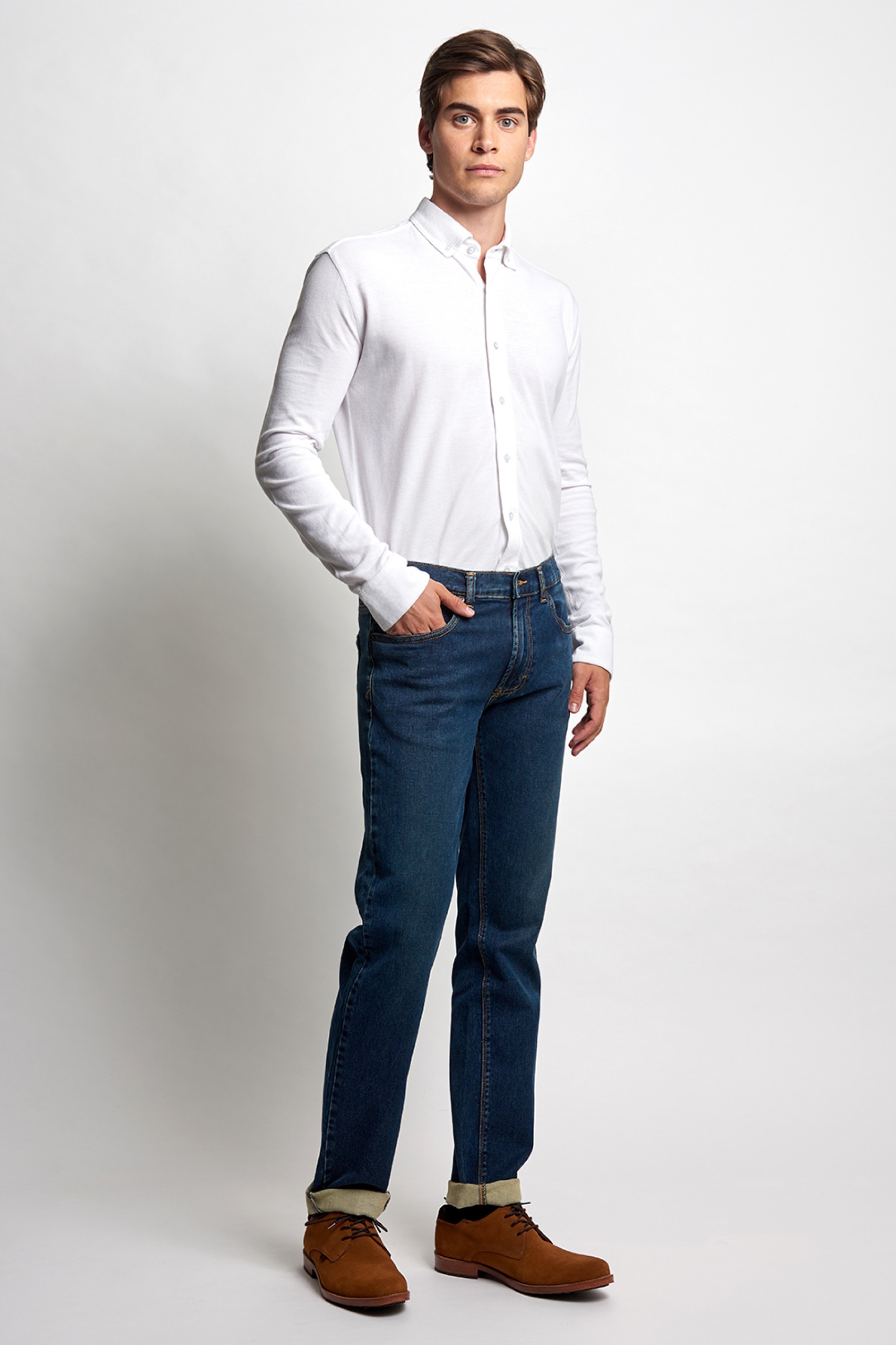 Camisa desportiva slim fit