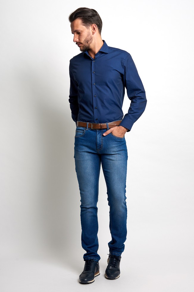 CAMISA CASUAL CINTADA