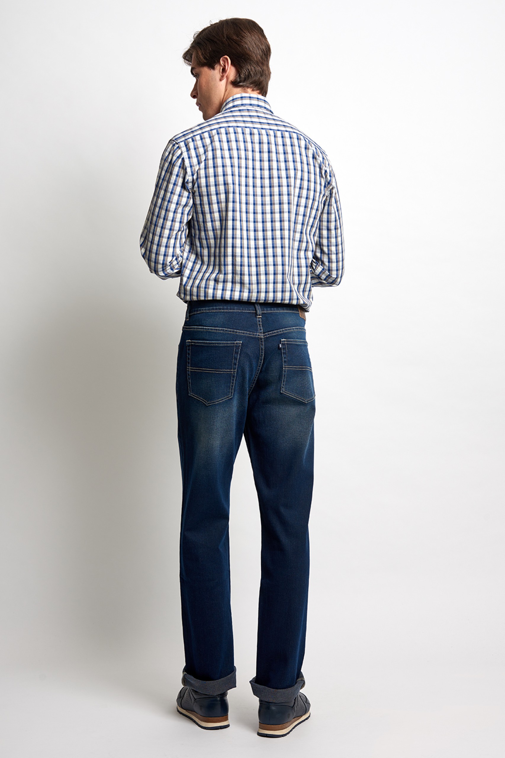 Camisa a cuadros slim fit