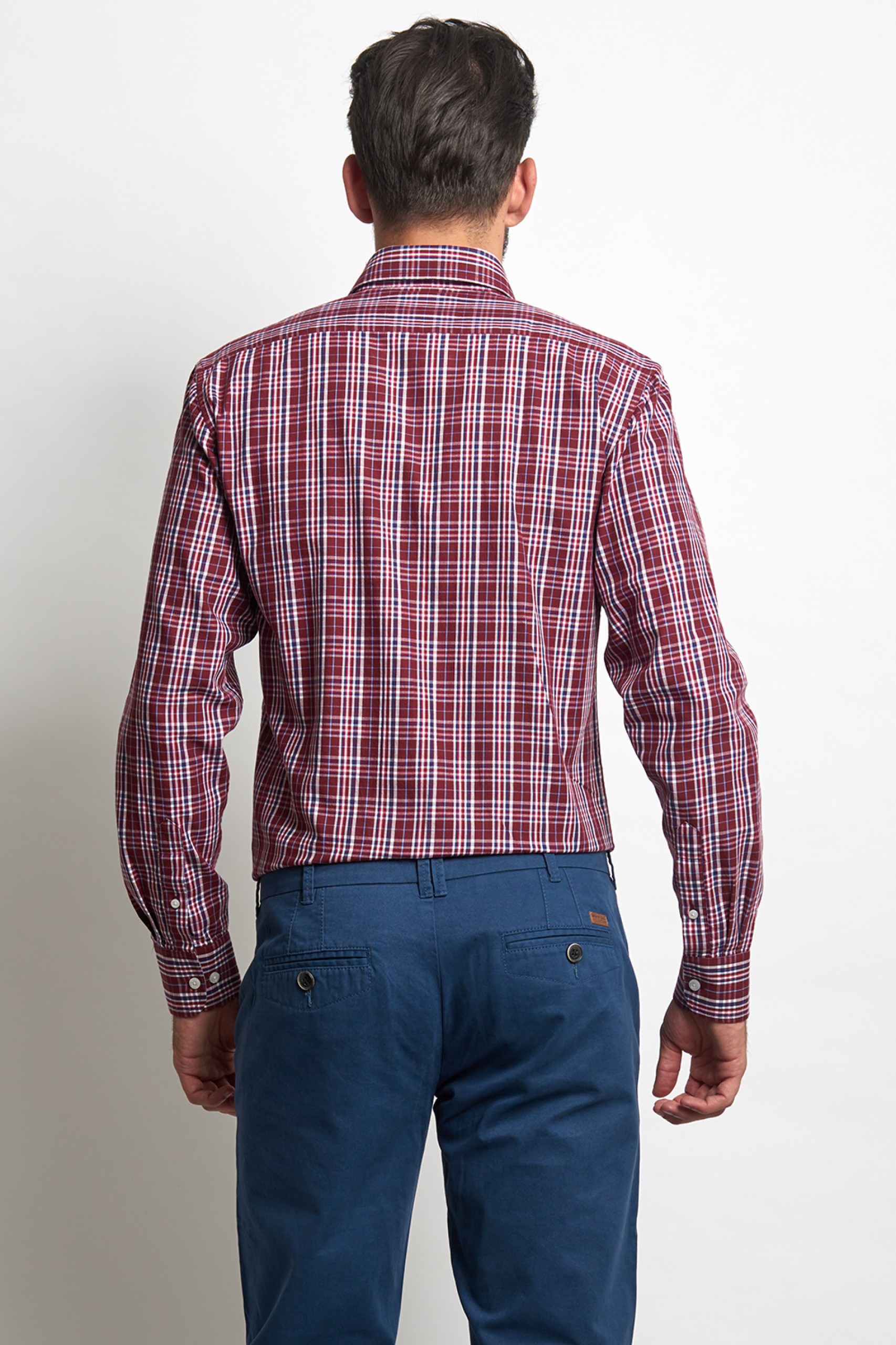 Camisa a cuadros slim fit
