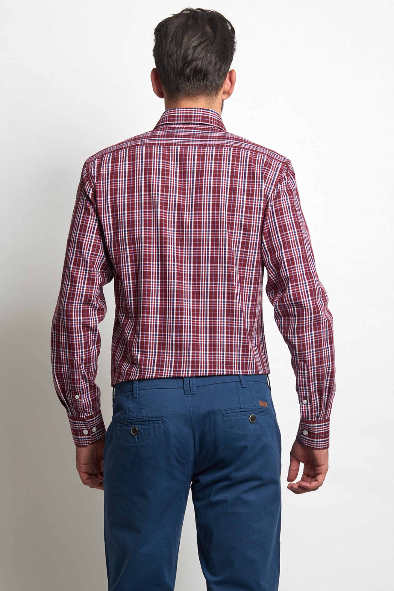 Camisa a cuadros slim fit