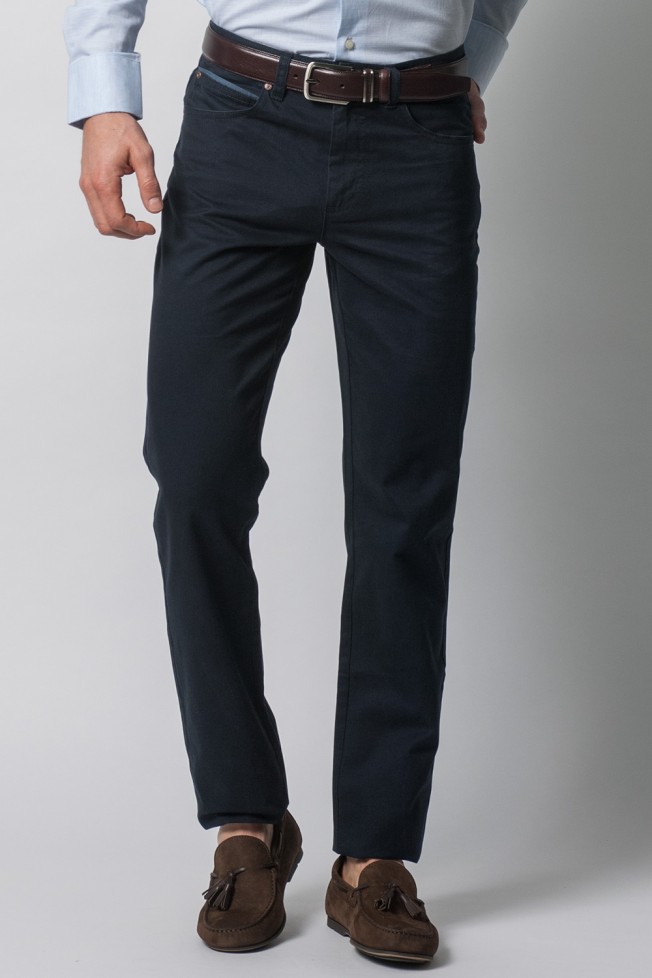 Pantaln de sarga con 5 bolsillos 