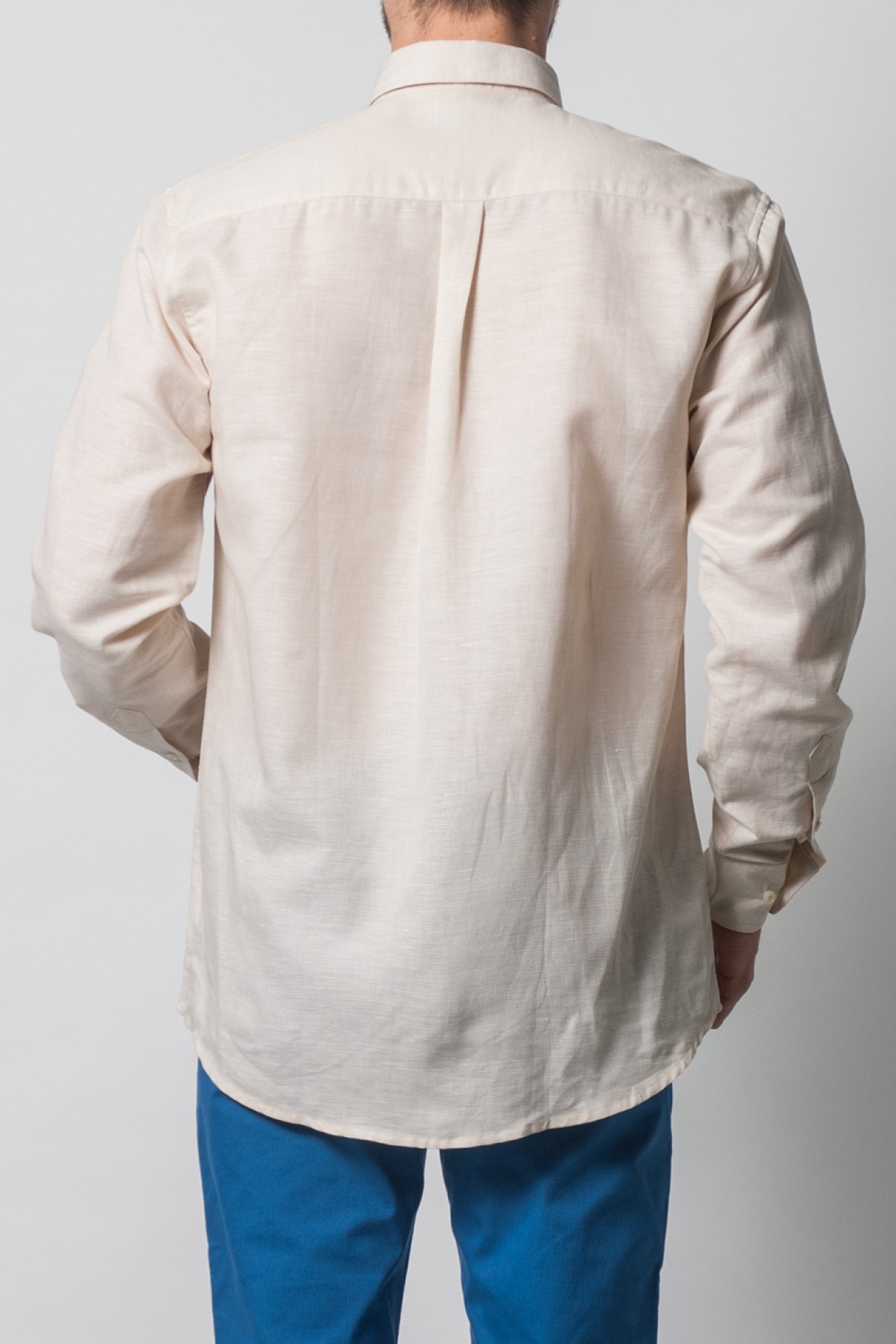 Camisa linho regular fit