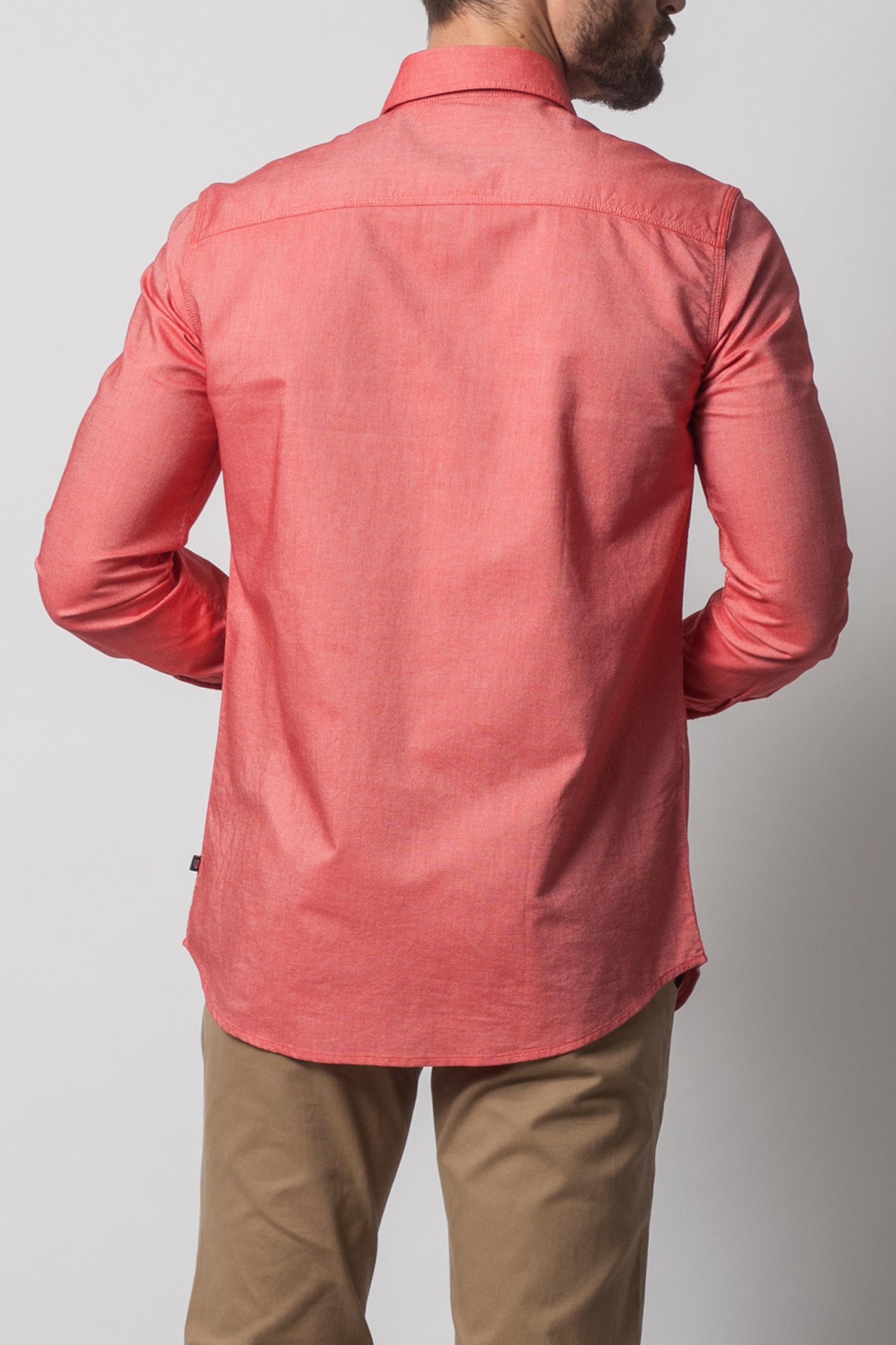 Camisa oxford slim fit