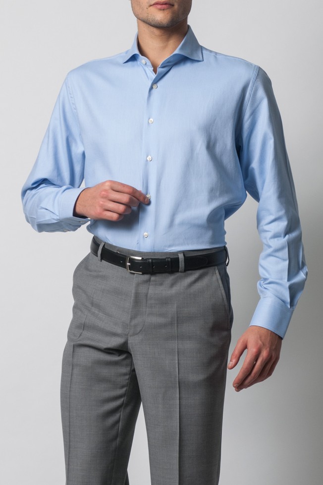 Camisa clsica ajustada 