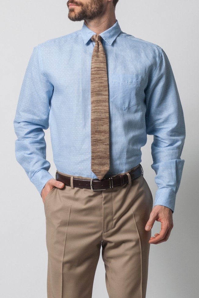 Camisa linho regular fit Camisa linho regular fit