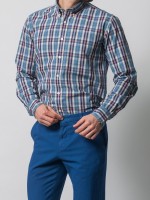 Camisa xadrez slim fit