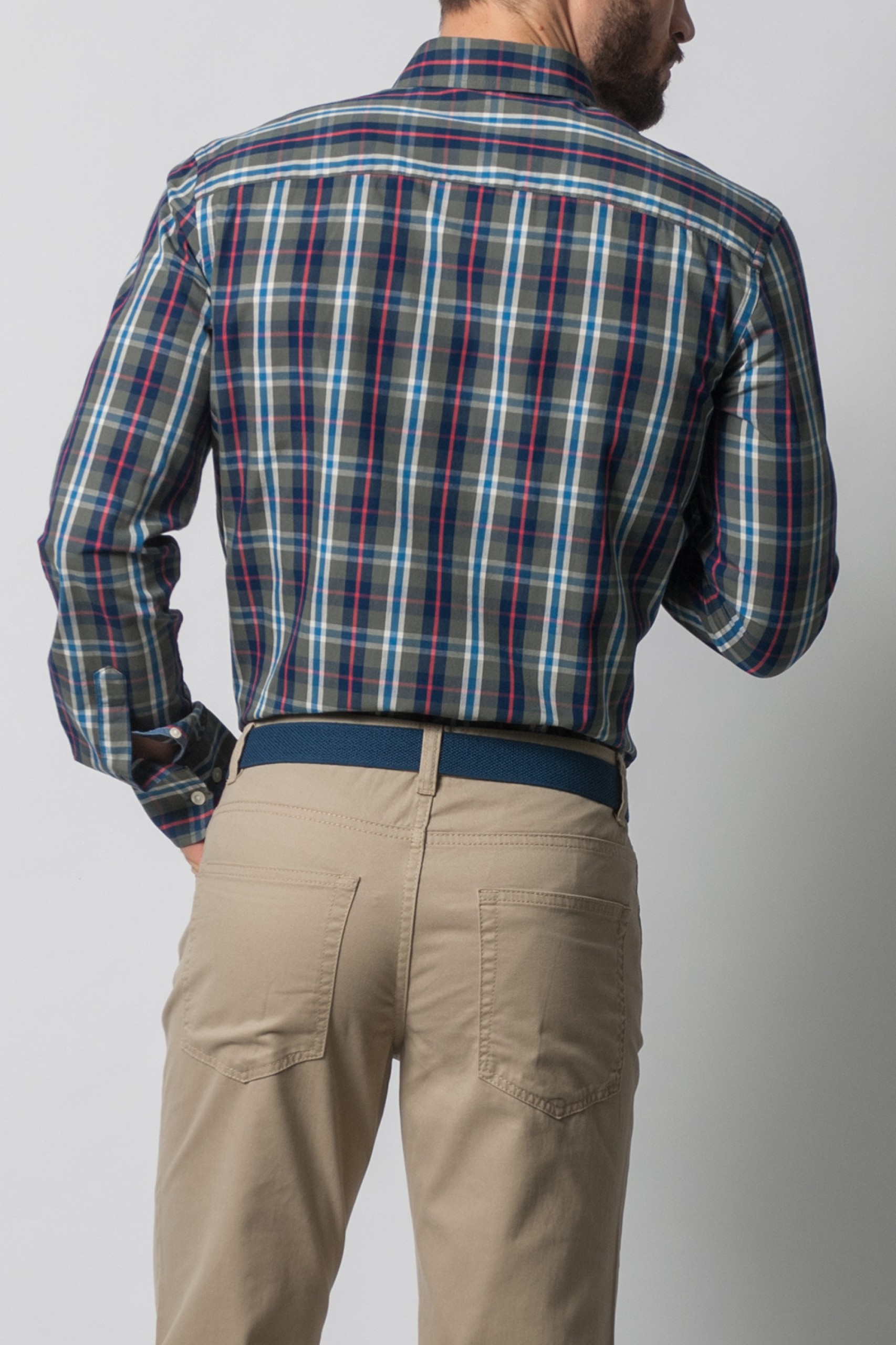 Camisa de cuadros slim fit