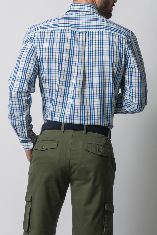 Camisa regular fit a cuadros Camisa regular fit a cuadros